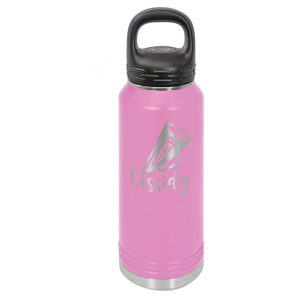 Light Purple 32 oz. Powder Coated Water Bottle