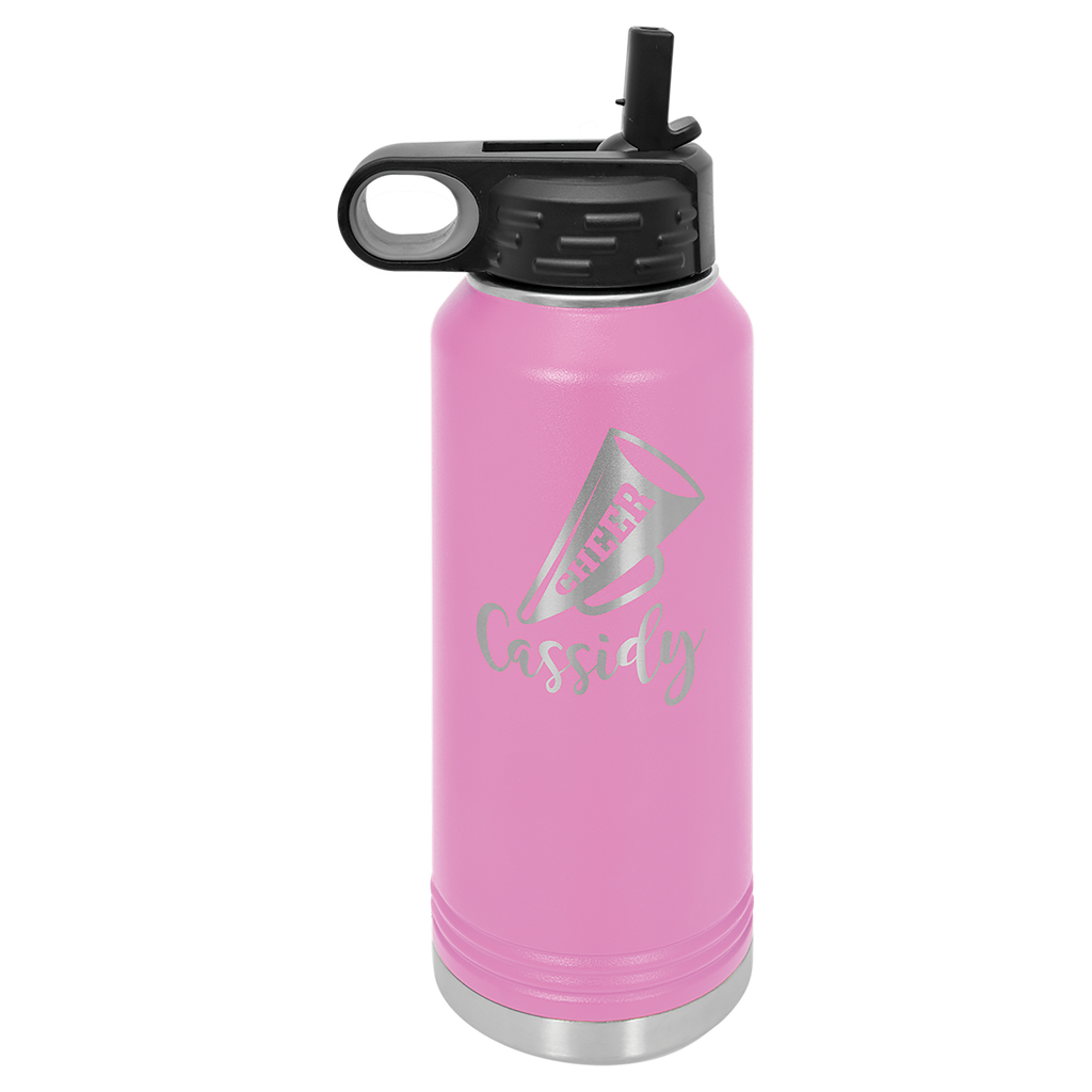Light Purple 32 oz. Powder Coated Water Bottle