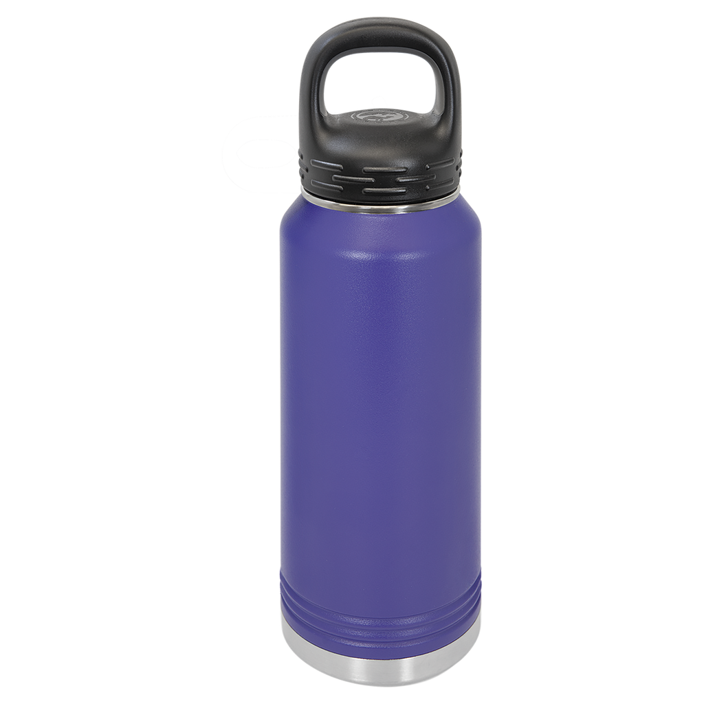 Purple 32 oz. Powder Coated Water Bottle