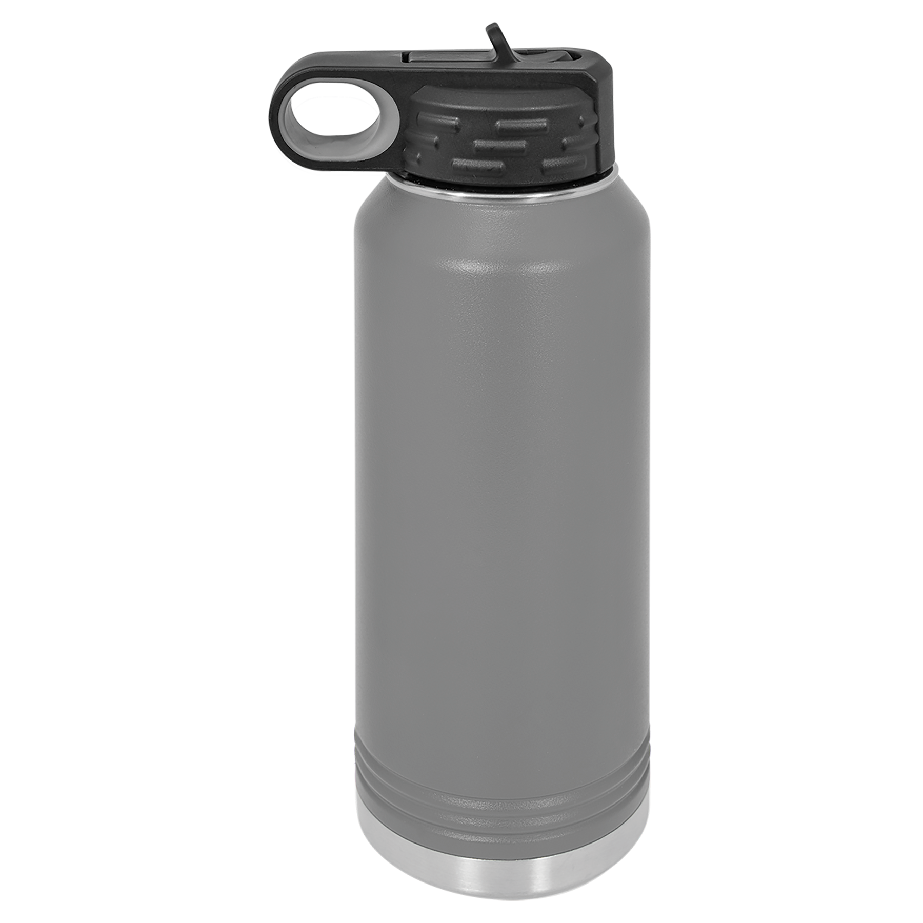 Dark Gray 32 oz. Powder Coated Water Bottle blank-preview