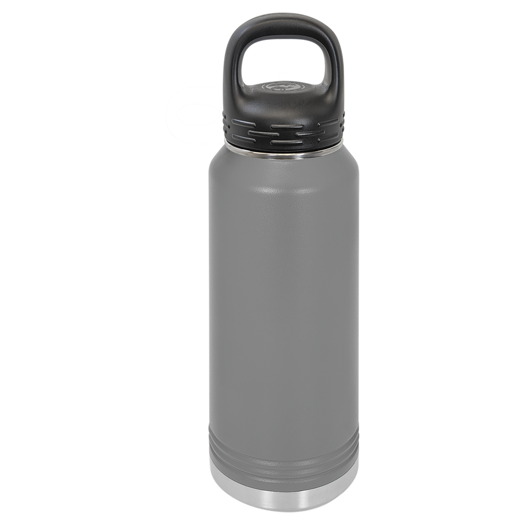 Dark Gray 32 oz. Powder Coated Water Bottle