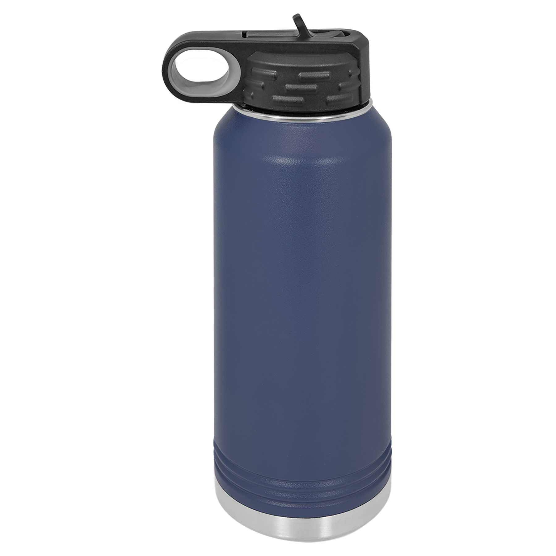 Navy Blue 32 oz. Powder Coated Water Bottle blank-preview