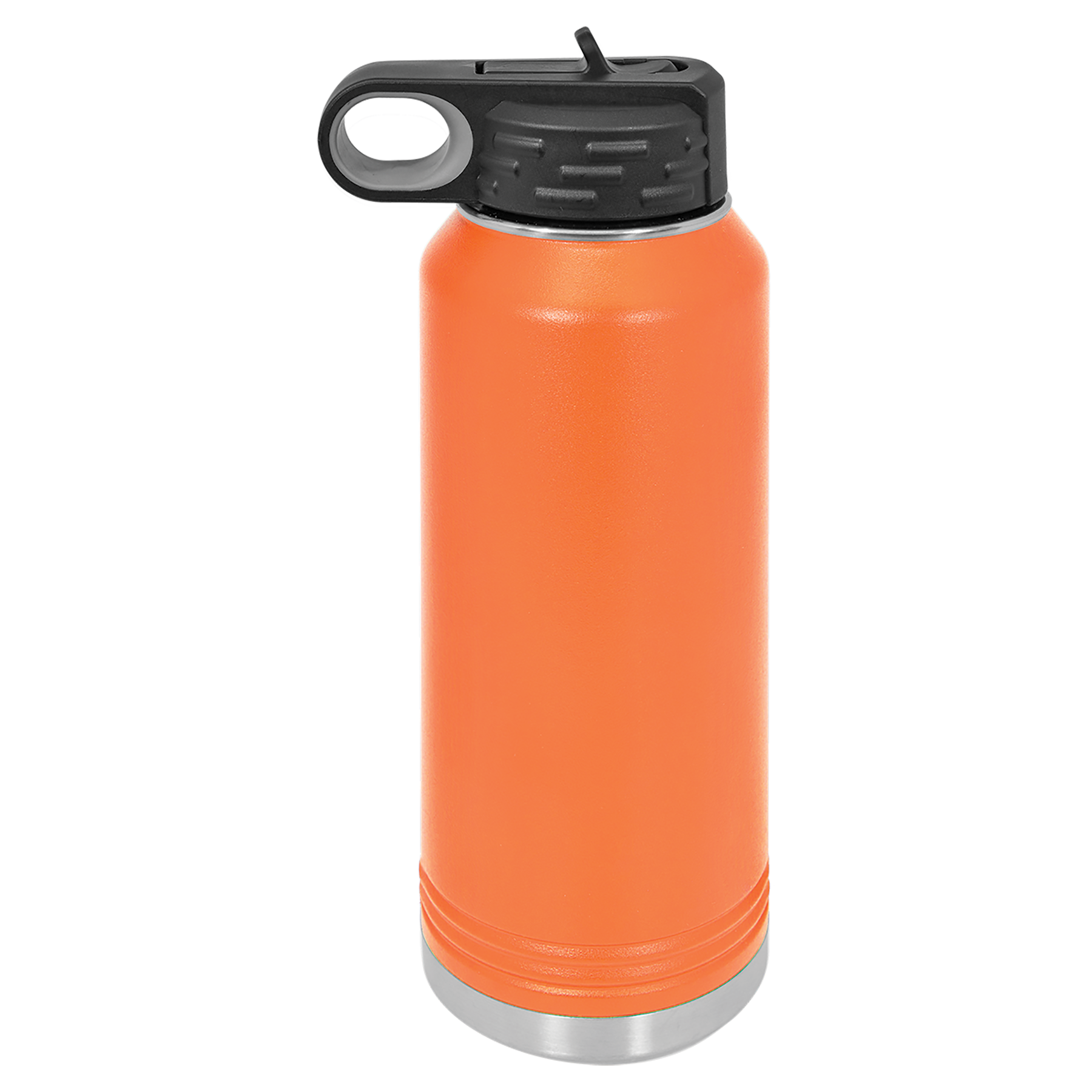 Orange 32 oz. Powder Coated Water Bottle blank-preview
