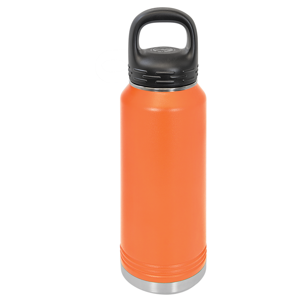 Orange 32 oz. Powder Coated Water Bottle