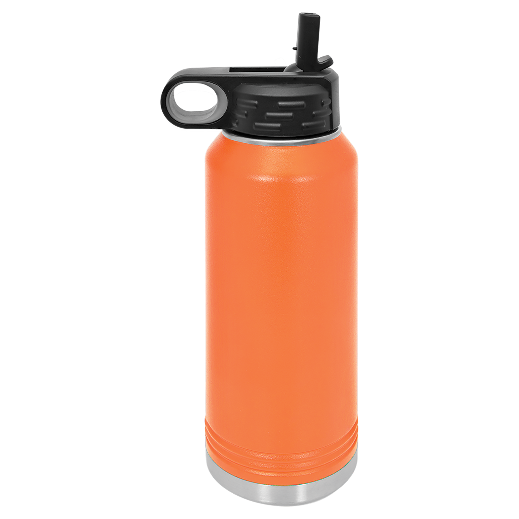 Orange 32 oz. Powder Coated Water Bottle