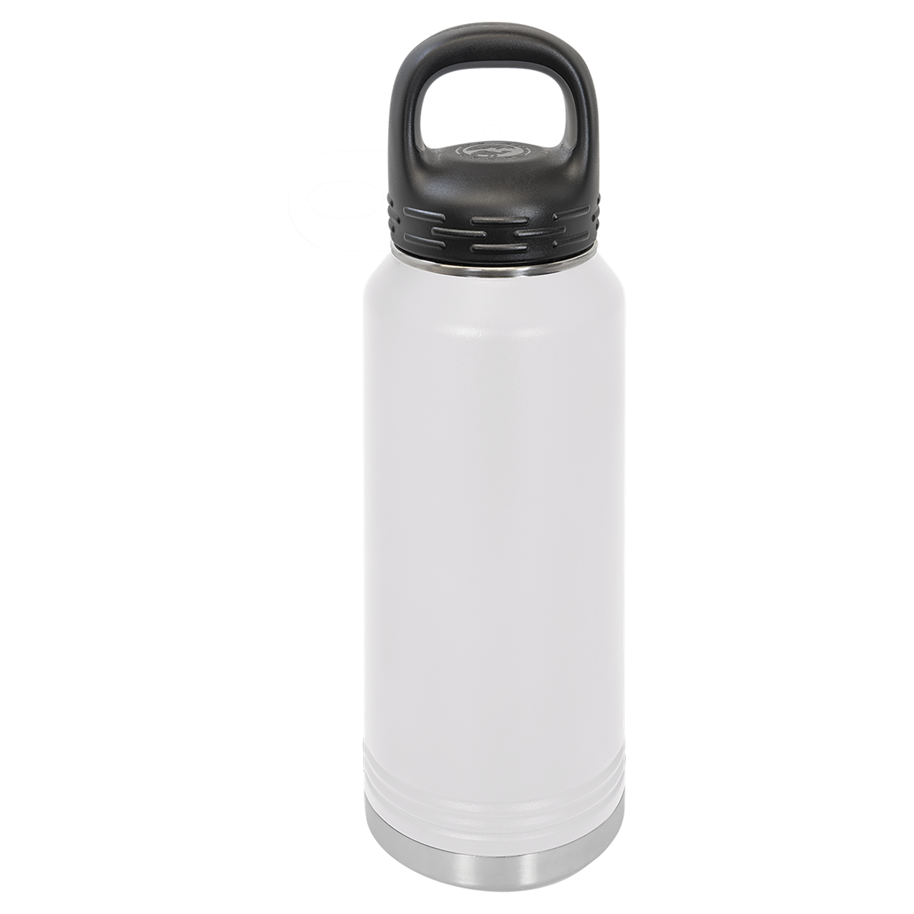 White 32 oz. Powder Coated Water Bottle