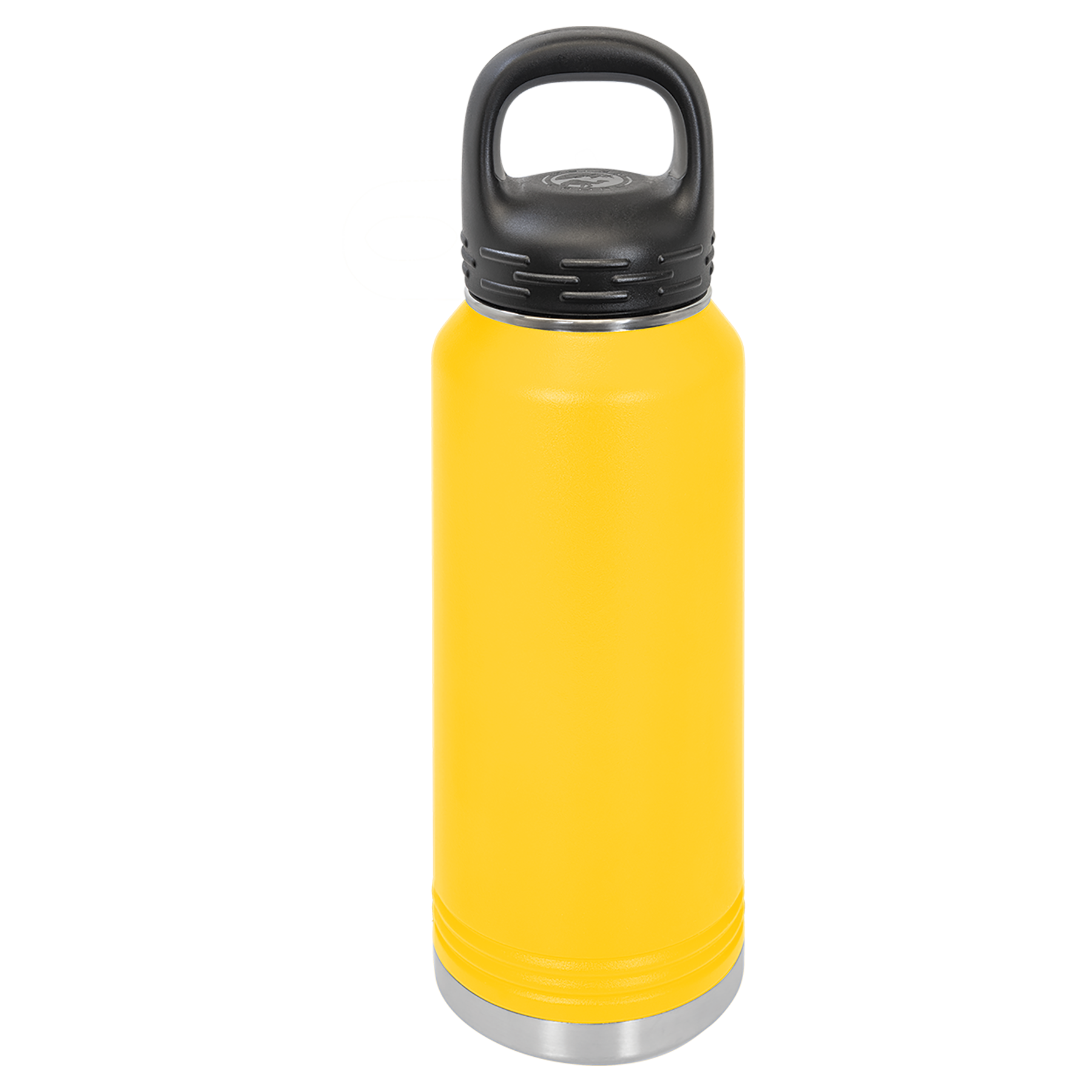 Yellow 32 oz. Powder Coated Water Bottle