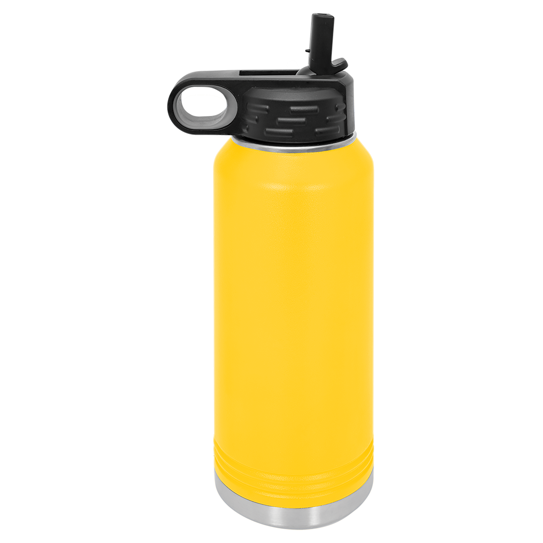 Yellow 32 oz. Powder Coated Water Bottle