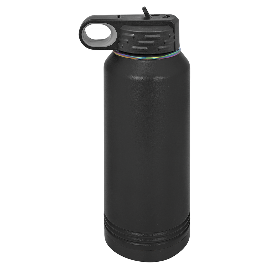 32 oz. Black/Prism ION-Plated Water Bottle blank-preview