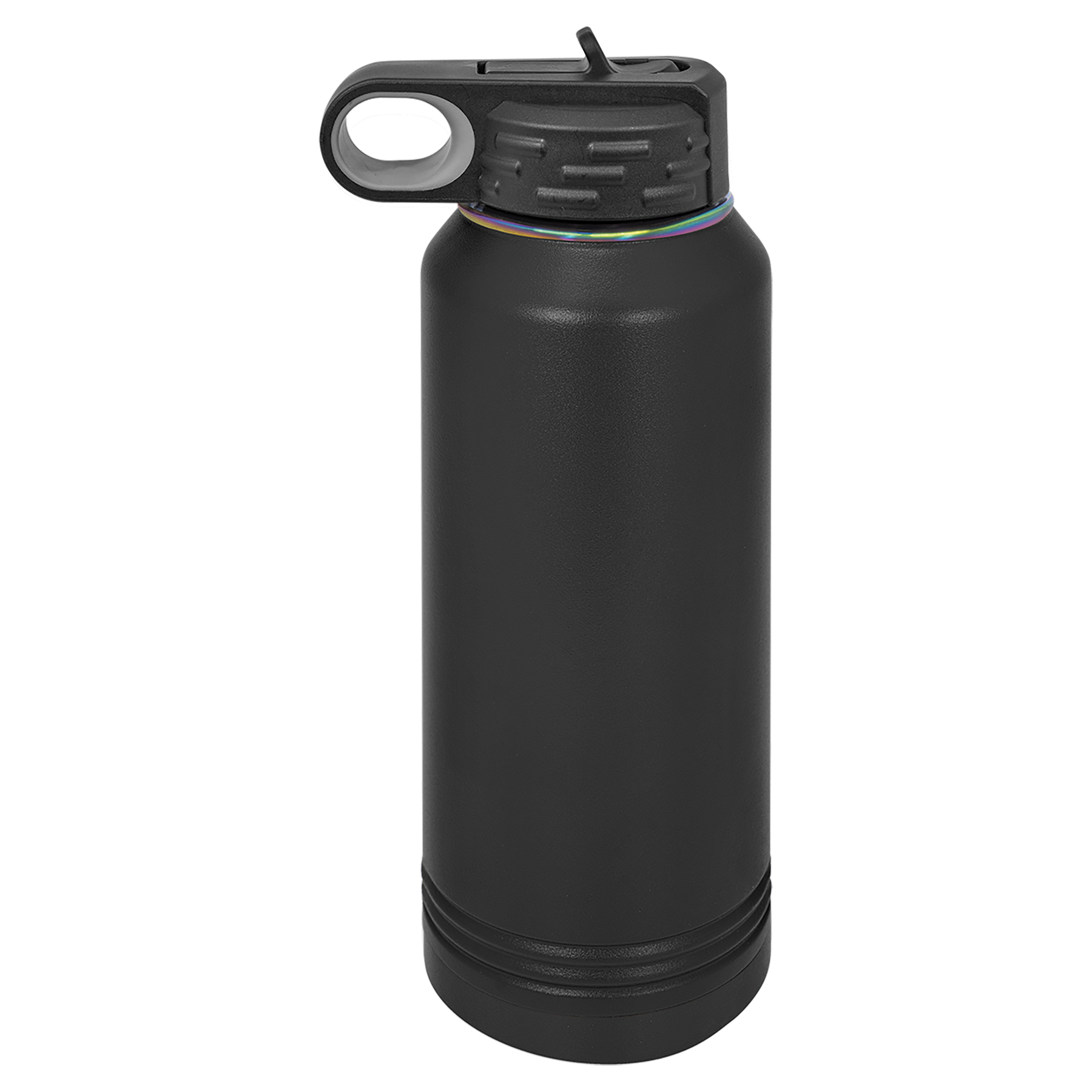 32 oz. Black/Prism ION-Plated Water Bottle blank-preview