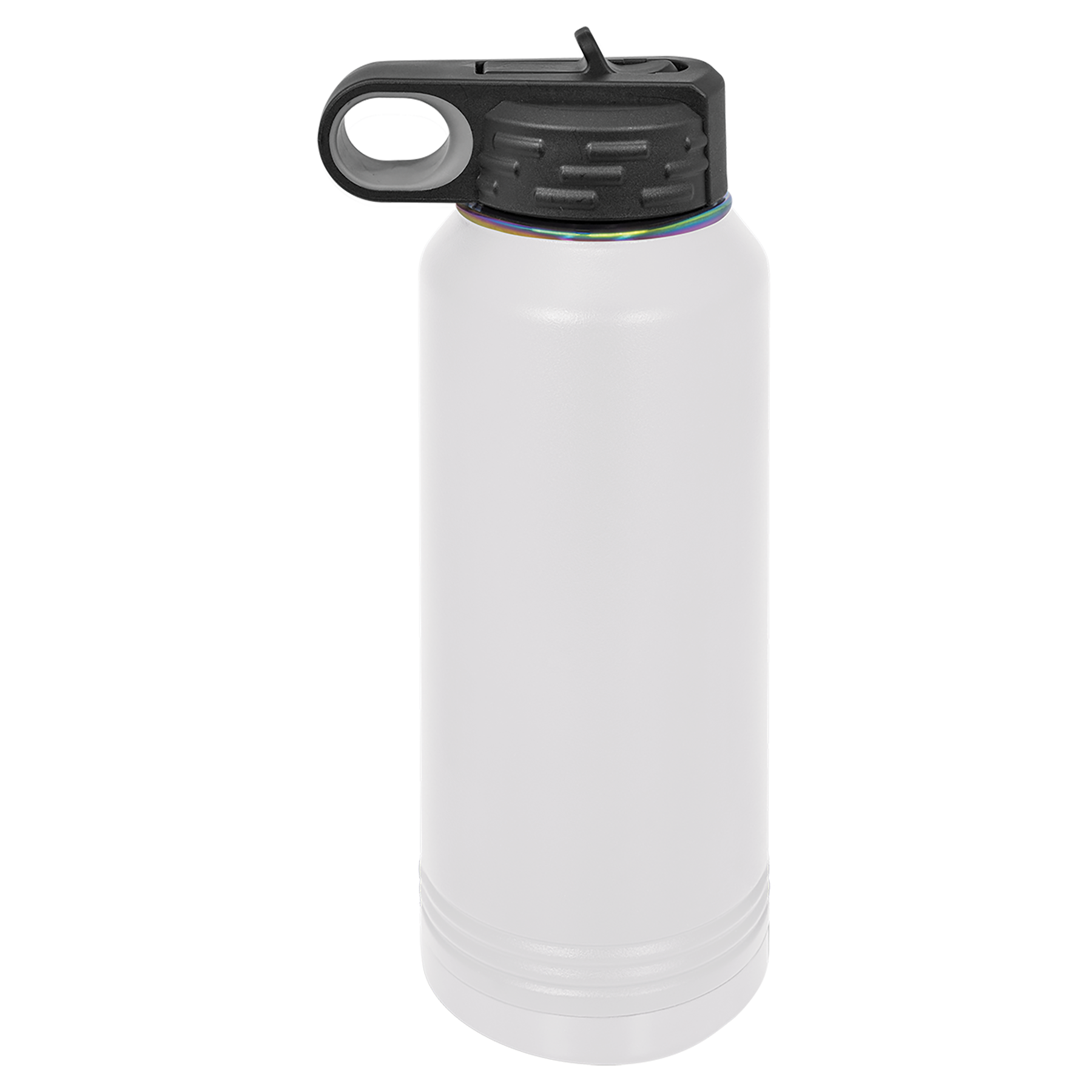 32 oz. White/Prism ION-Plated Water Bottle blank-preview