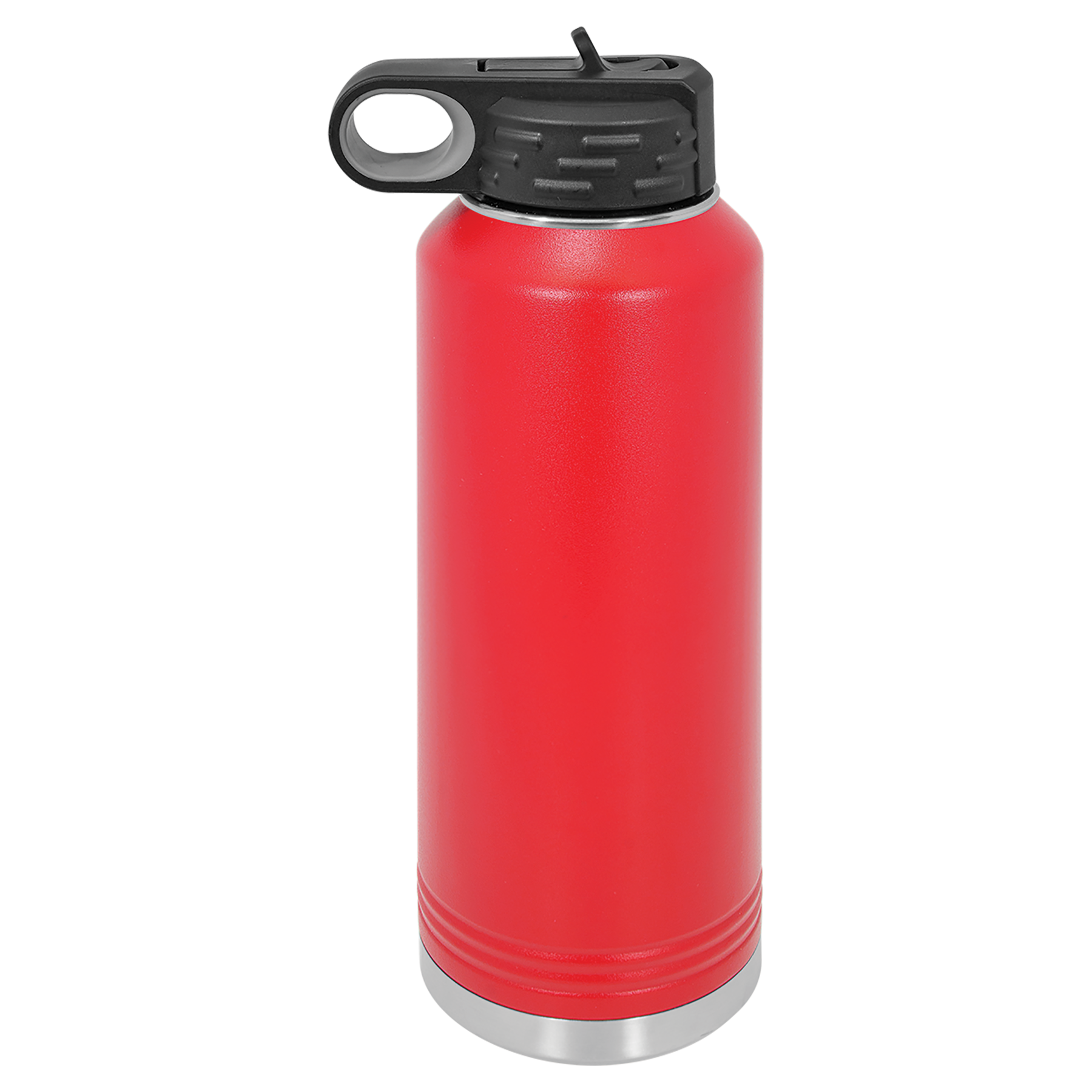 Red 40 oz. Powder Coated Water Bottle blank-preview