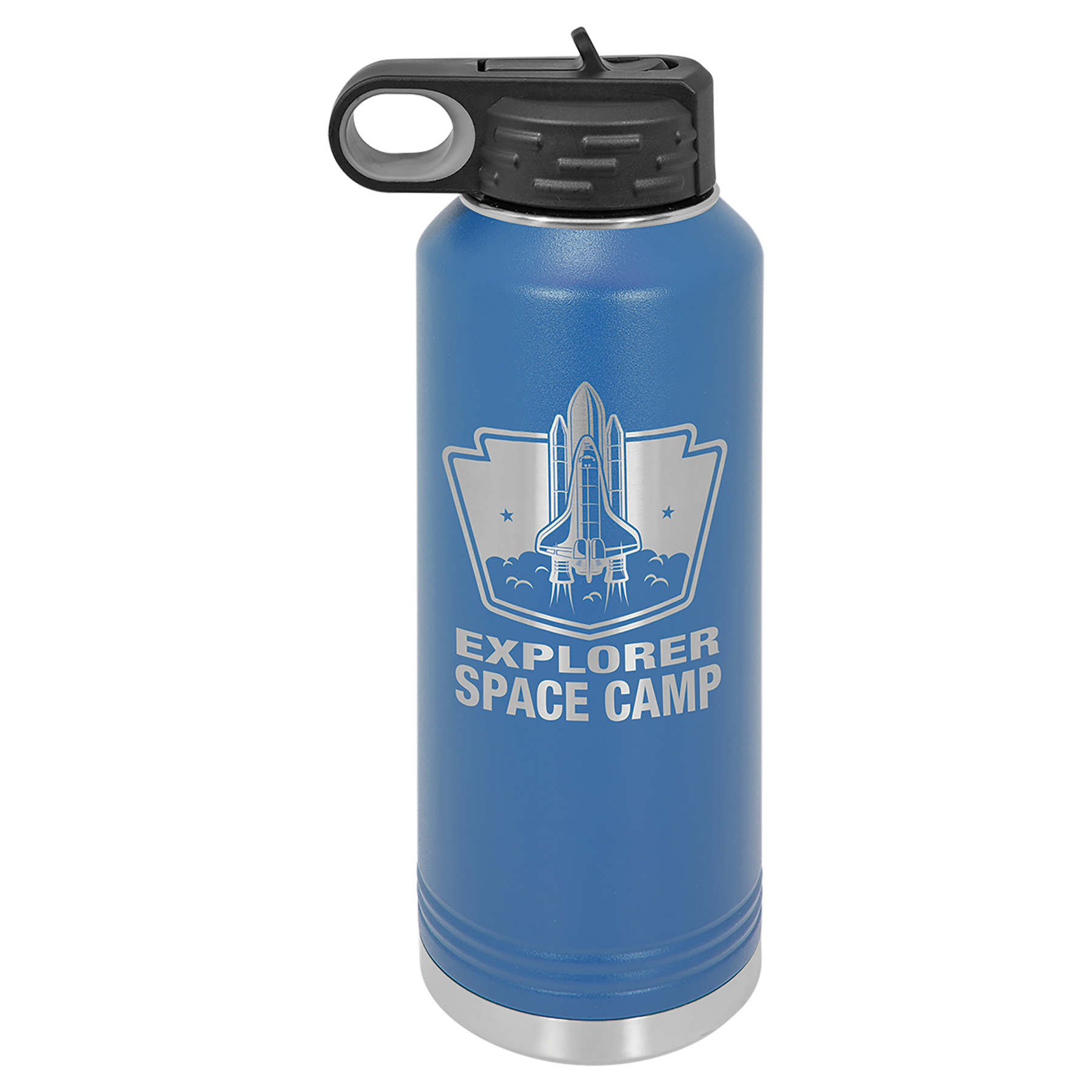 Royal Blue 40 oz. Powder Coated Water Bottle