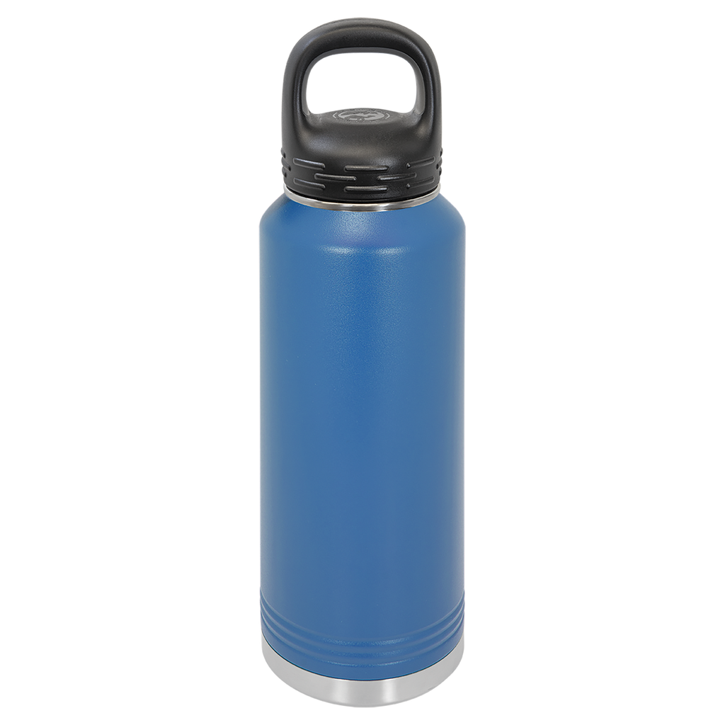 Royal Blue 40 oz. Powder Coated Water Bottle