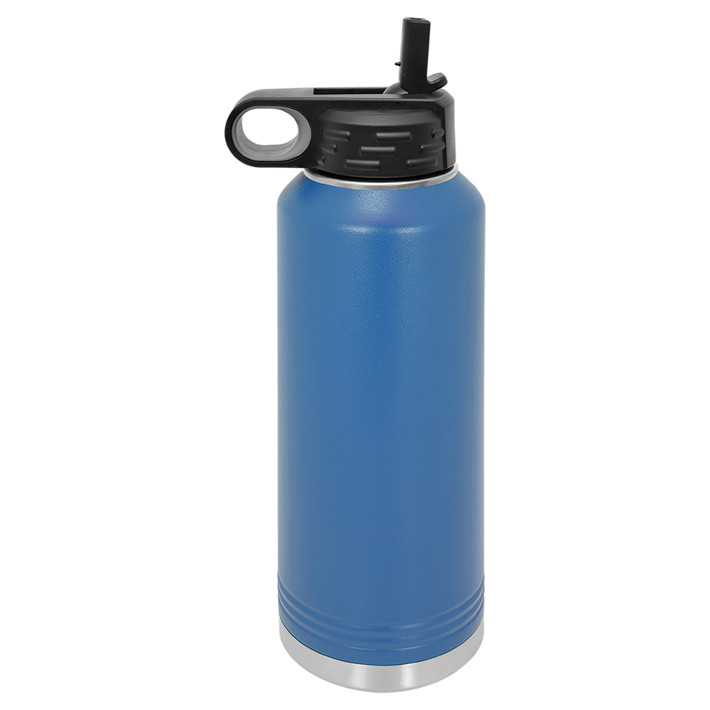 Royal Blue 40 oz. Powder Coated Water Bottle