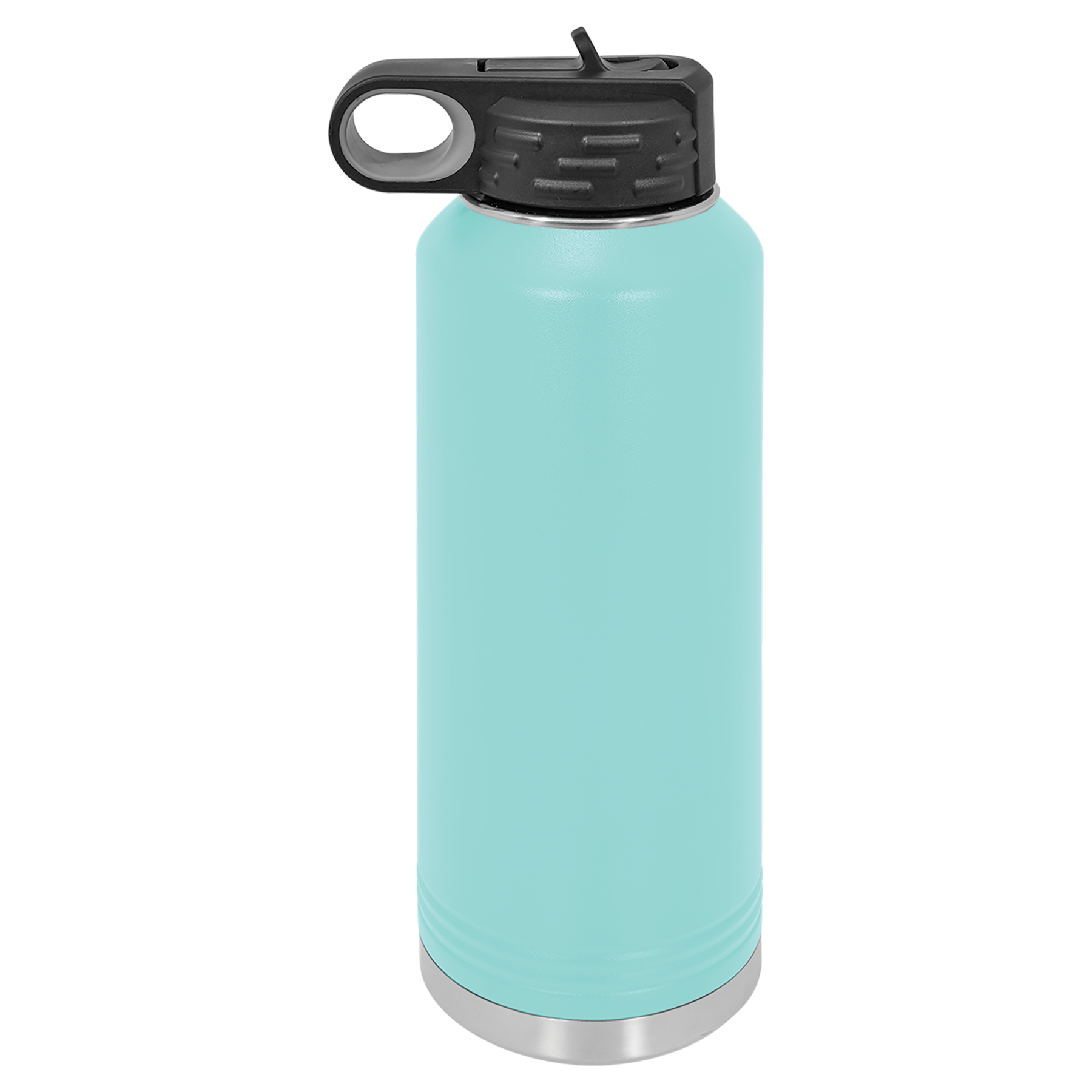 Teal 40 oz. Powder Coated Water Bottle blank-preview