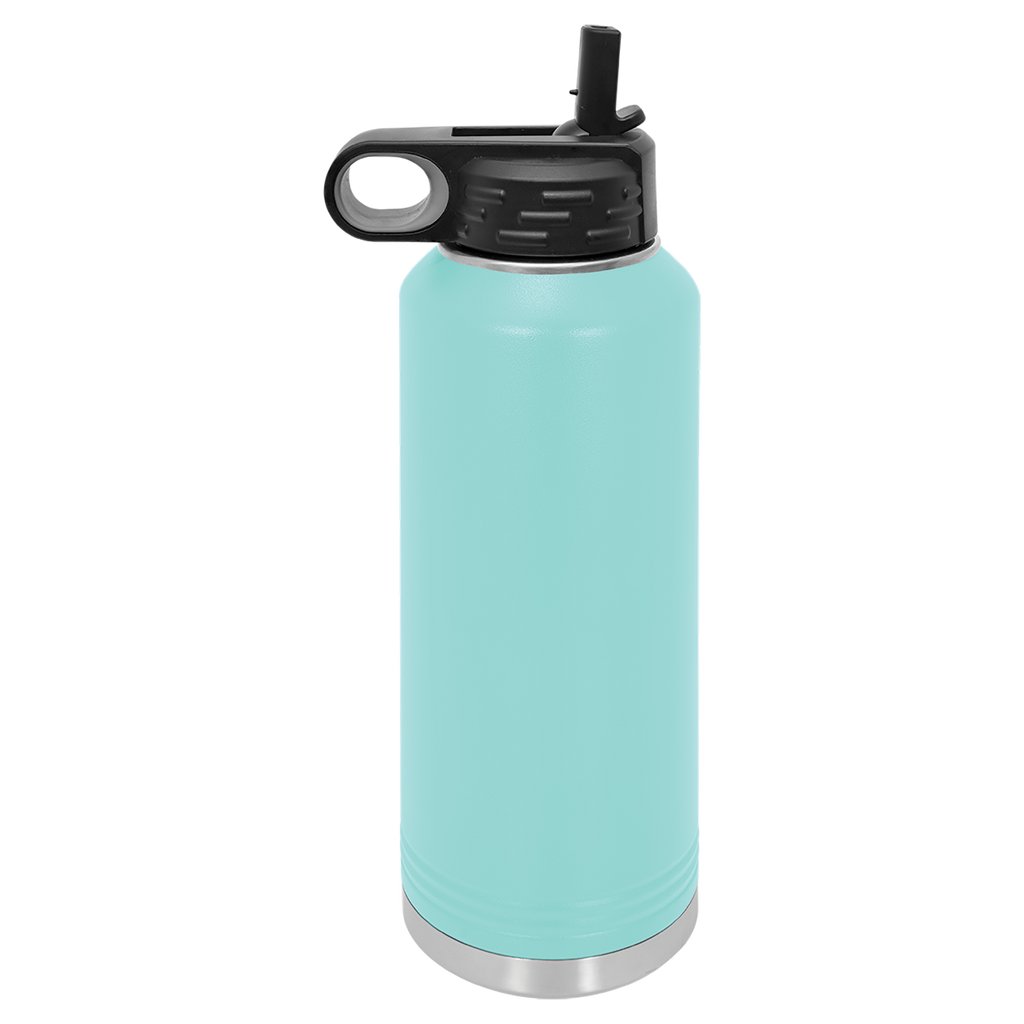 Teal 40 oz. Powder Coated Water Bottle