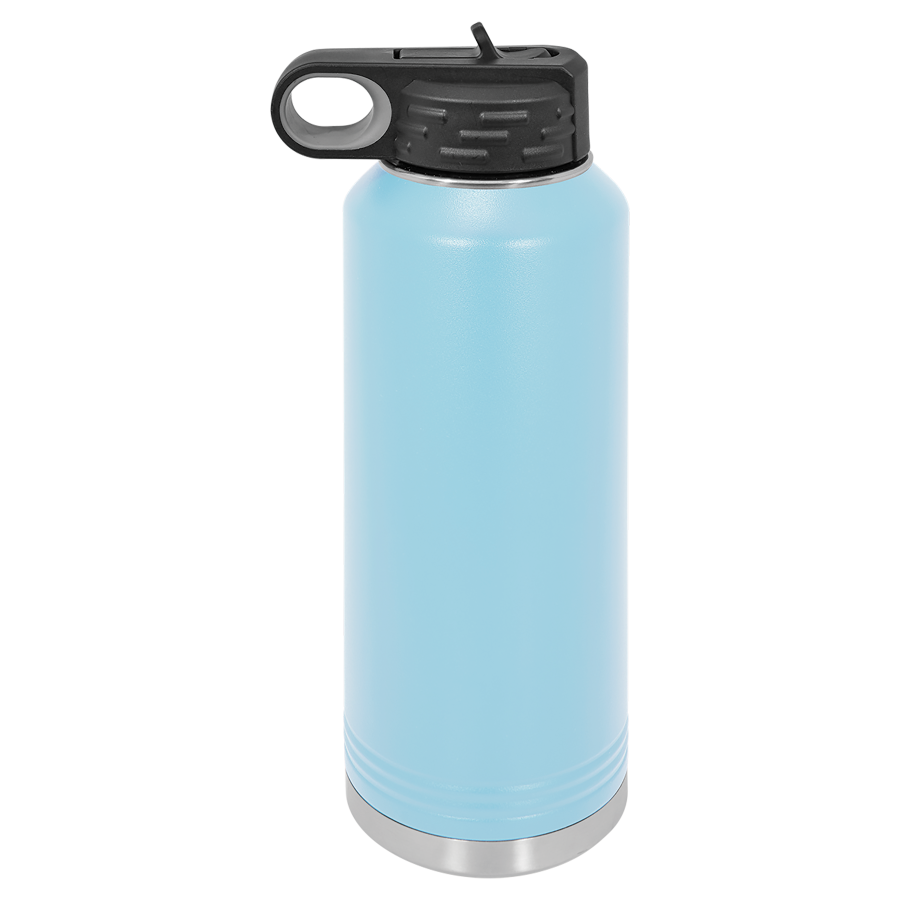 Light Blue 40 oz. Powder Coated Water Bottle blank-preview