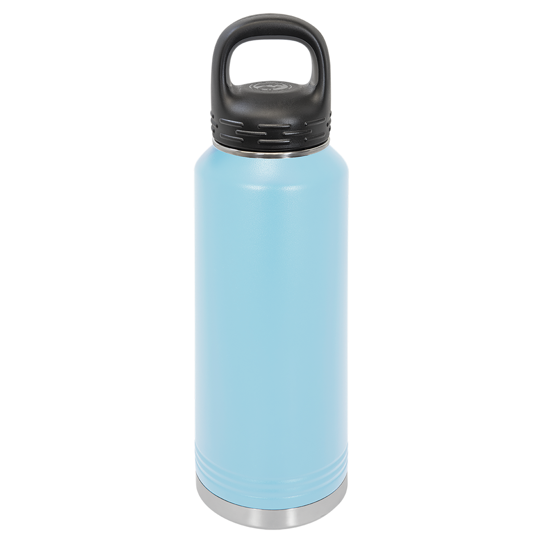 Light Blue 40 oz. Powder Coated Water Bottle