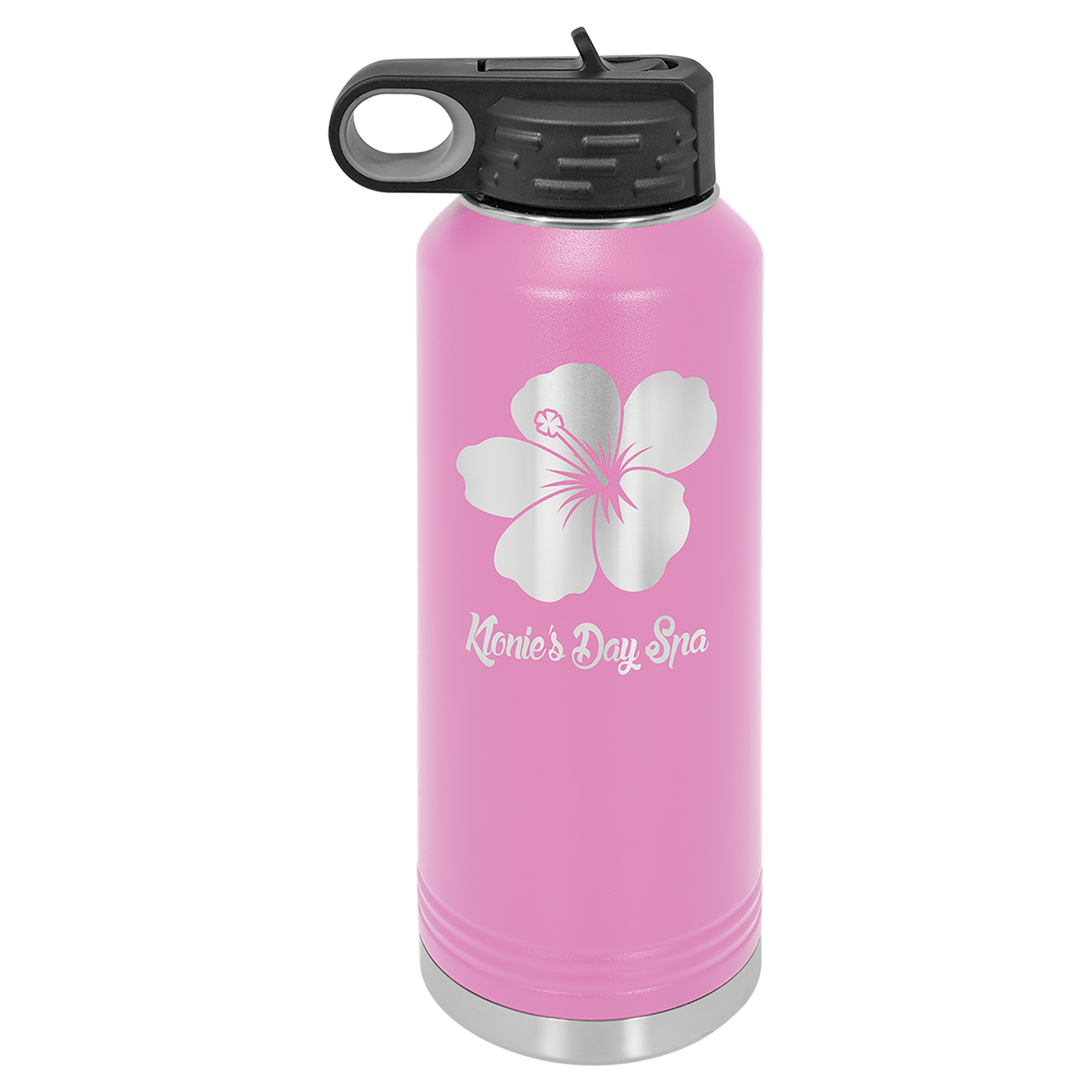 Light Purple 40 oz. Powder Coated Water Bottle
