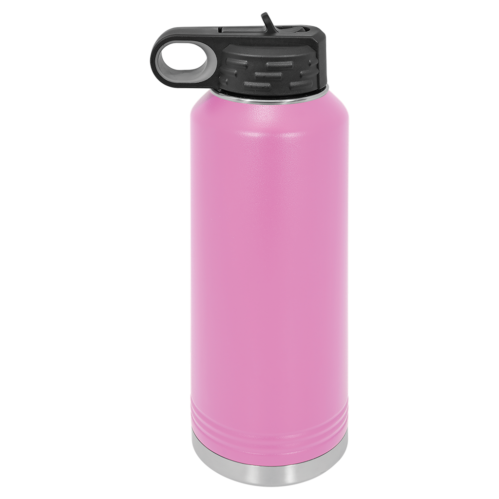 Light Purple 40 oz. Powder Coated Water Bottle blank-preview