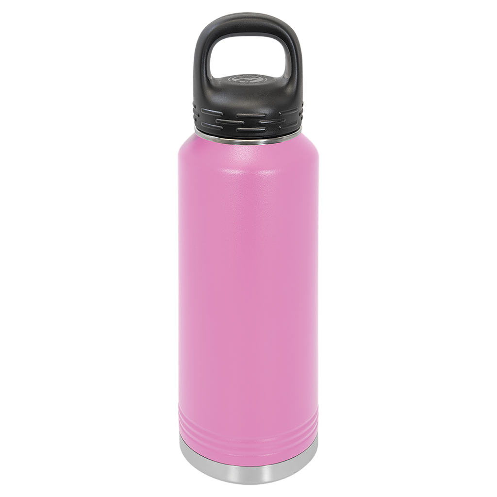 Light Purple 40 oz. Powder Coated Water Bottle