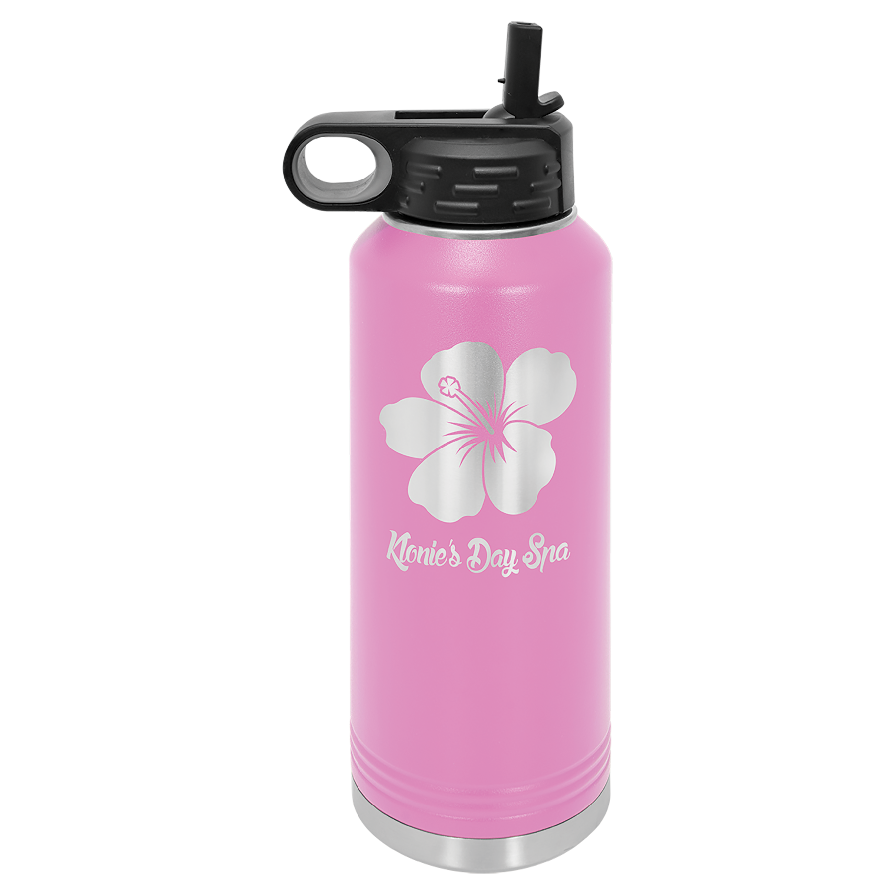 Light Purple 40 oz. Powder Coated Water Bottle
