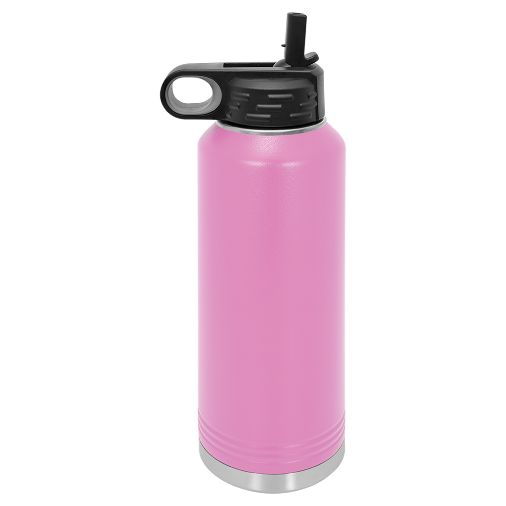 Light Purple 40 oz. Powder Coated Water Bottle