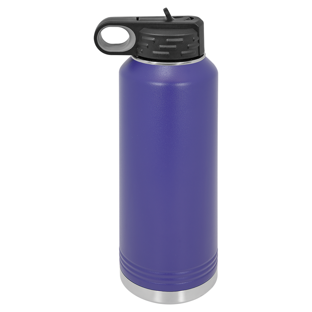 Purple 40 oz. Powder Coated Water Bottle blank-preview