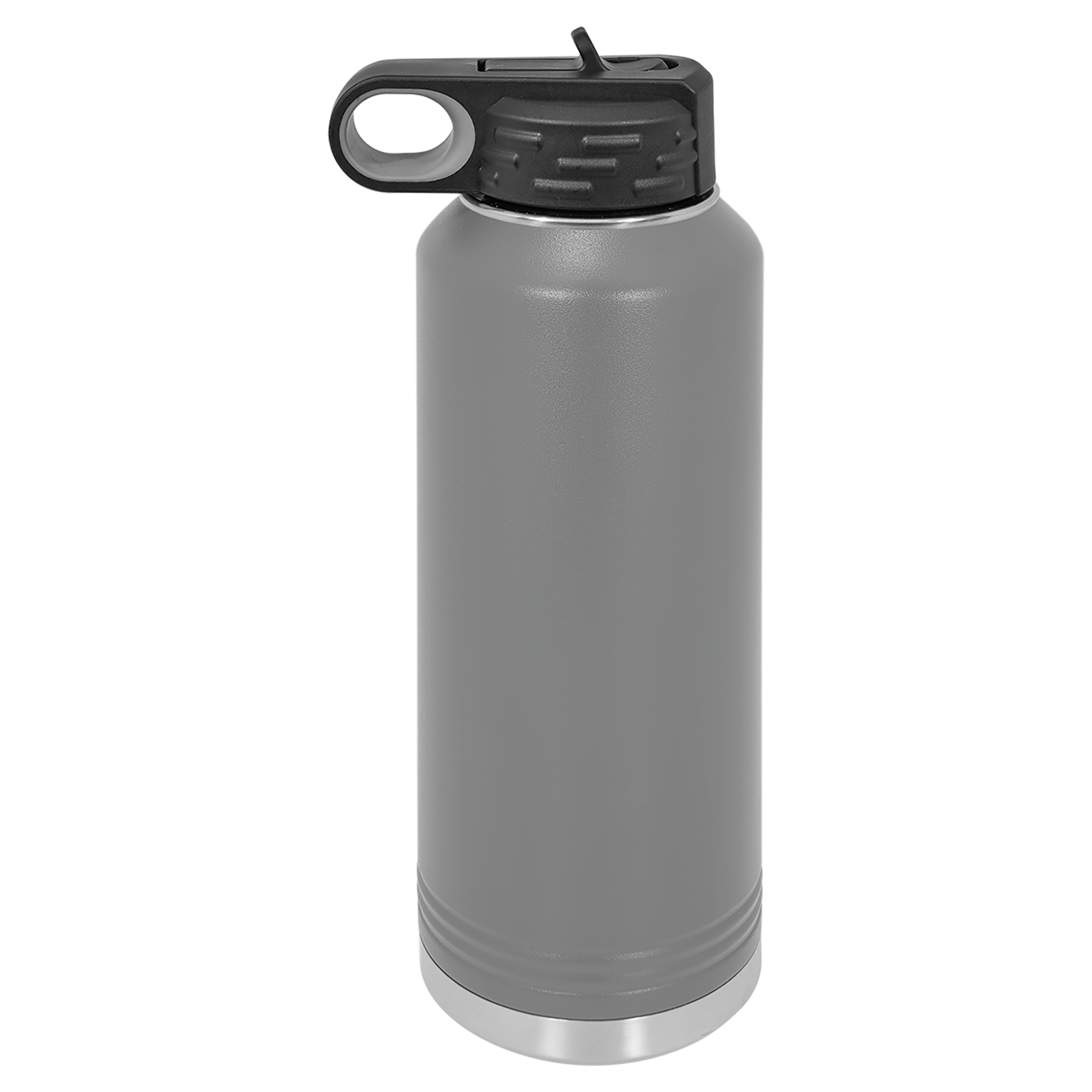 Dark Gray 40 oz. Powder Coated Water Bottle blank-preview
