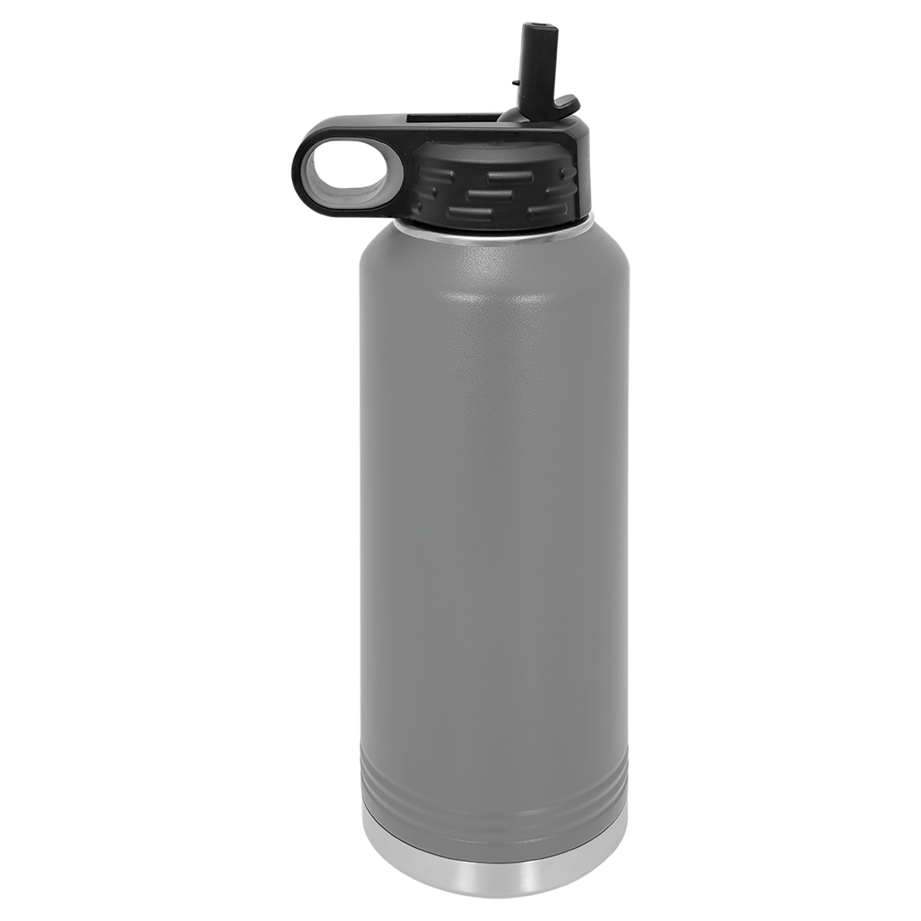 Dark Gray 40 oz. Powder Coated Water Bottle