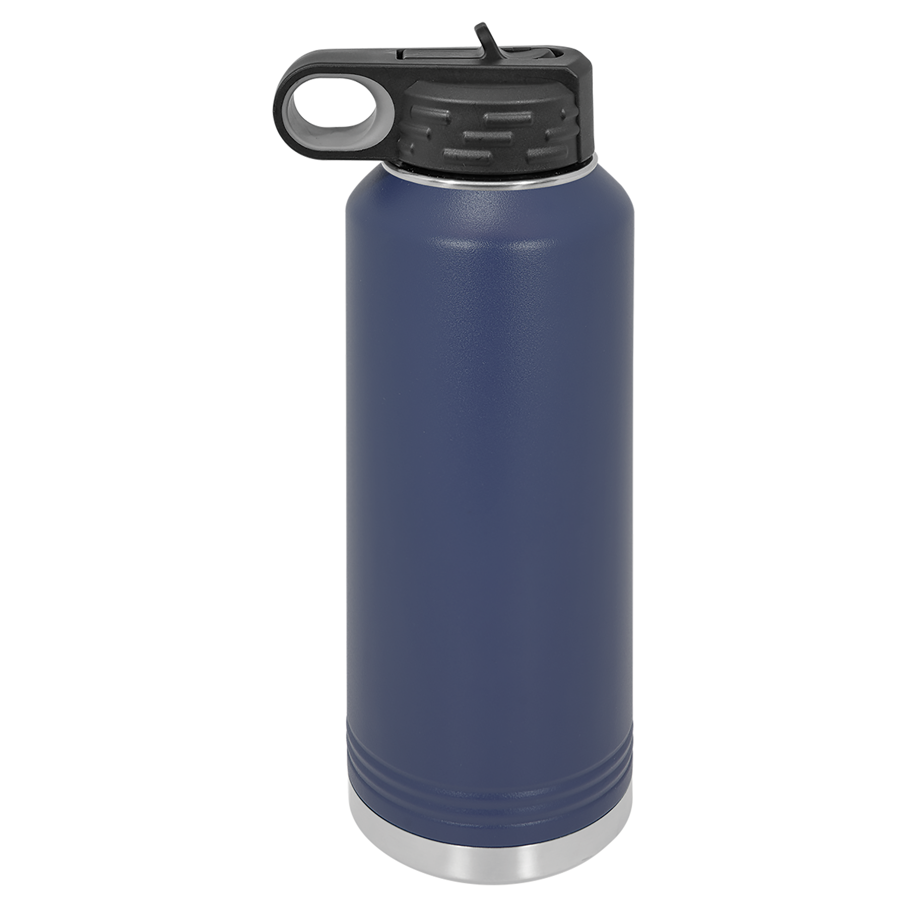Navy Blue 40 oz. Powder Coated Water Bottle blank-preview