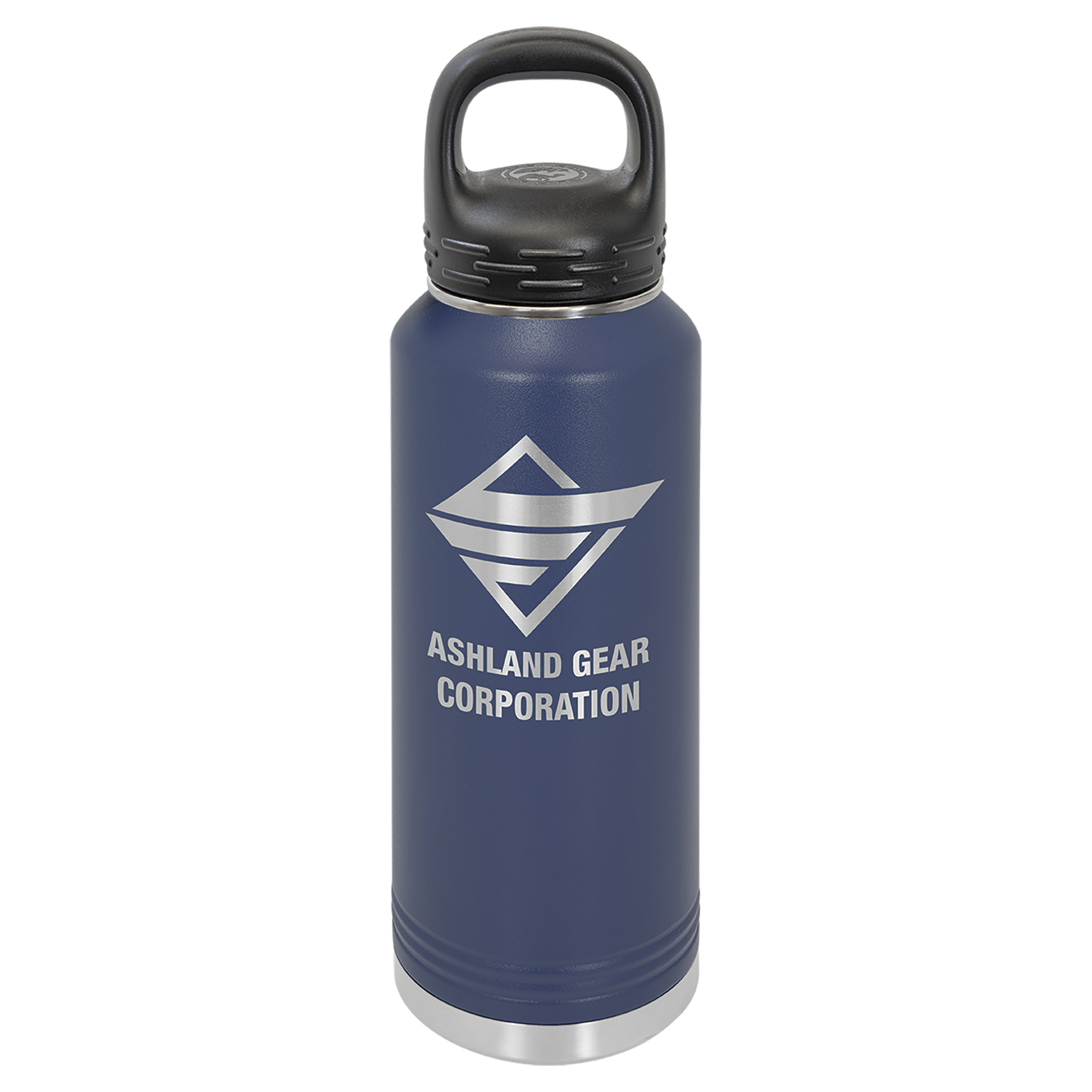 Navy Blue 40 oz. Powder Coated Water Bottle