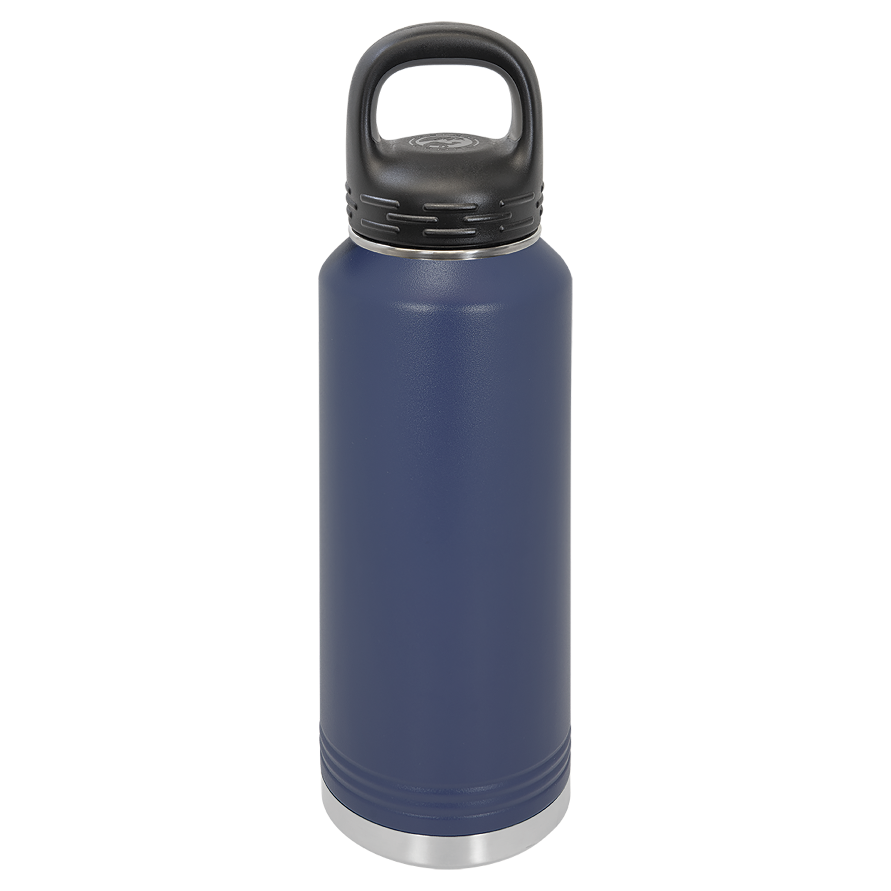 Navy Blue 40 oz. Powder Coated Water Bottle
