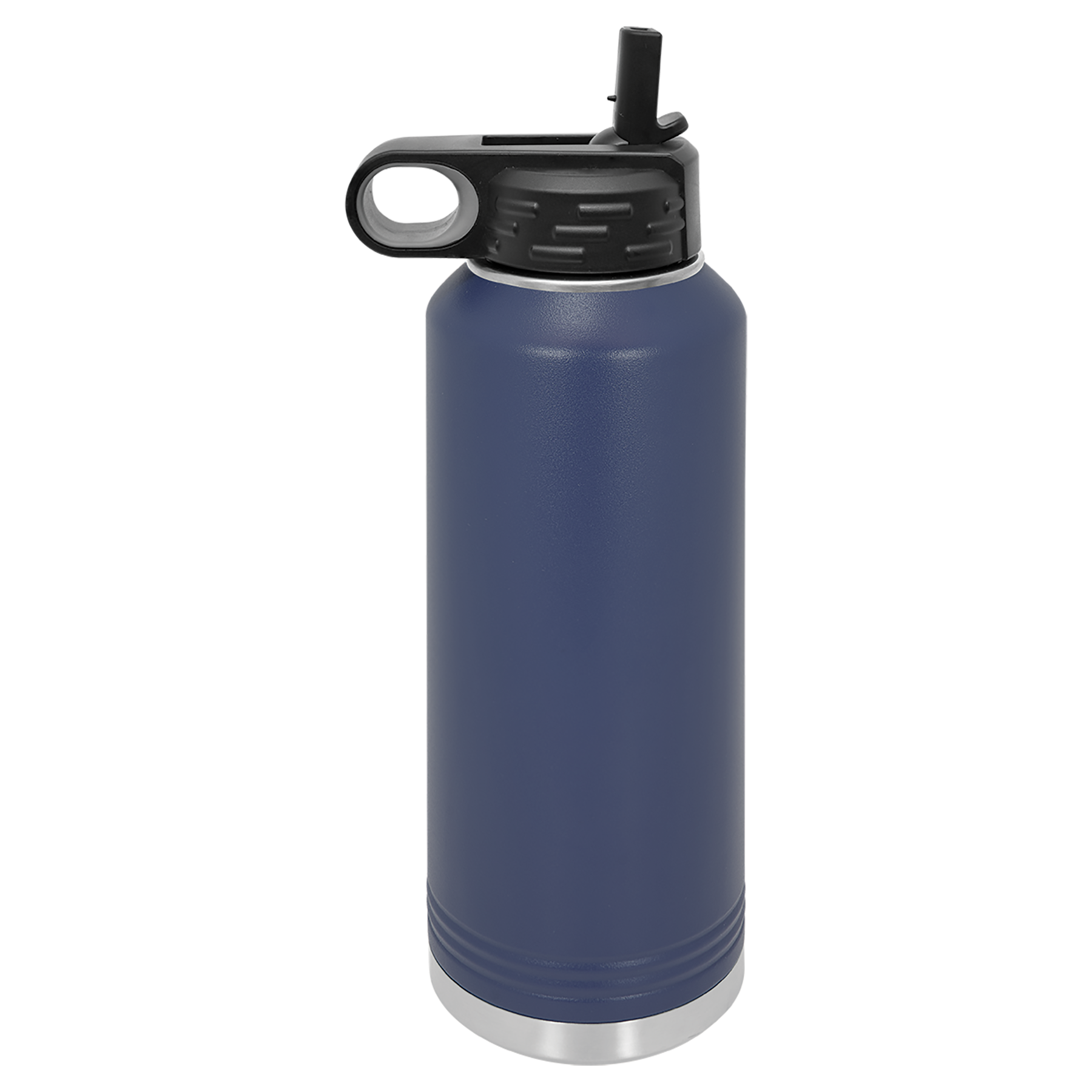 Navy Blue 40 oz. Powder Coated Water Bottle