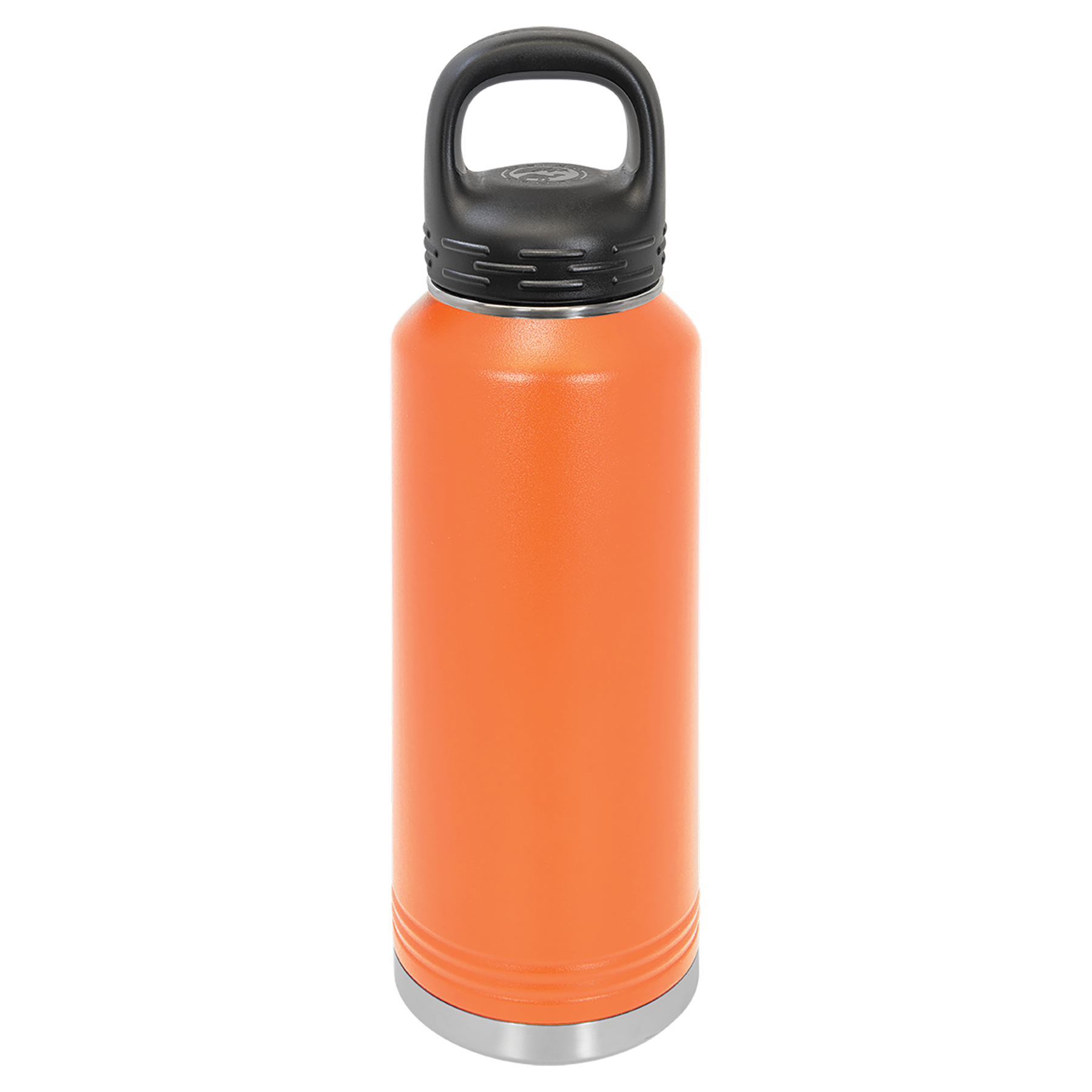 Orange 40 oz. Powder Coated Water Bottle