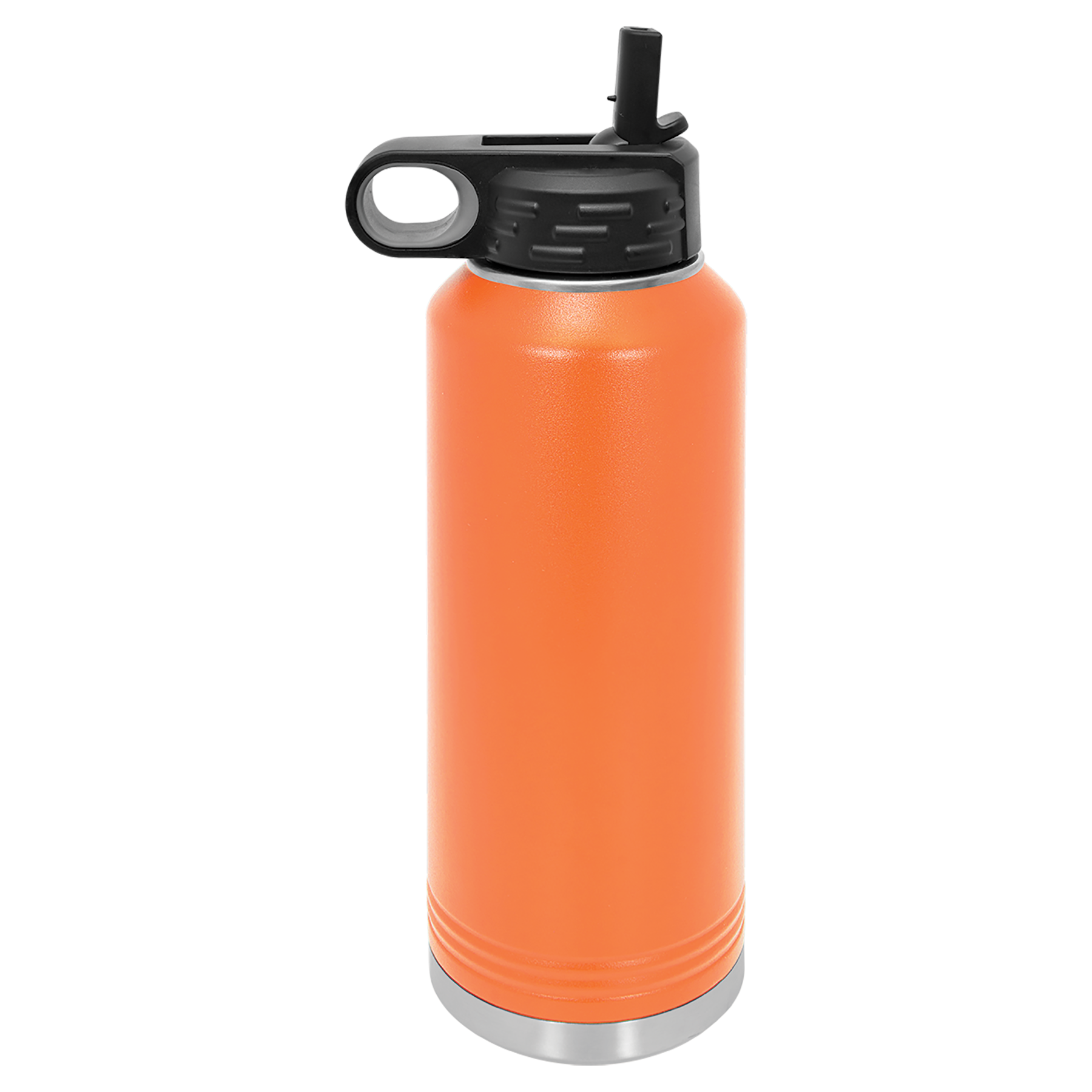 Orange 40 oz. Powder Coated Water Bottle