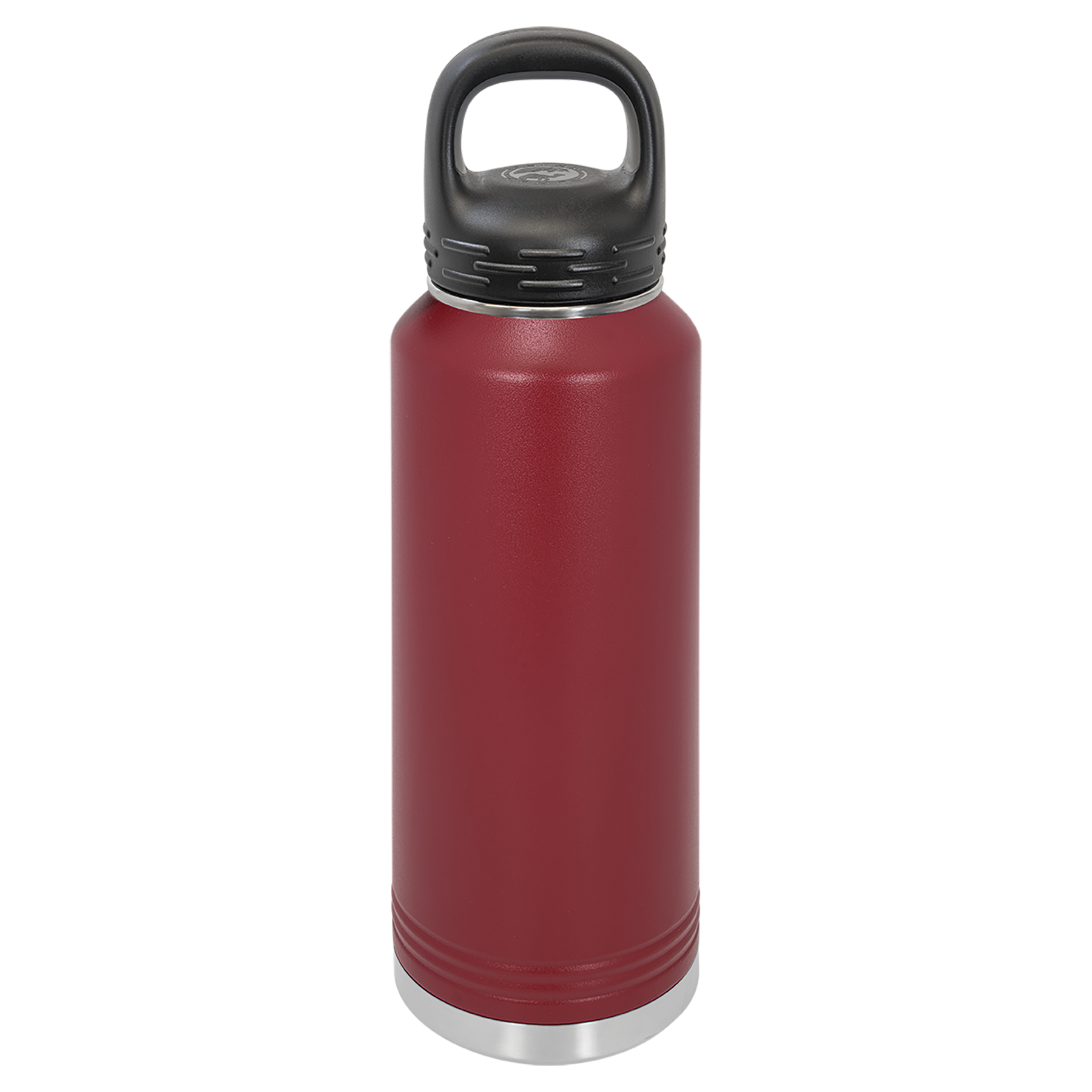 Maroon 40 oz. Powder Coated Water Bottle