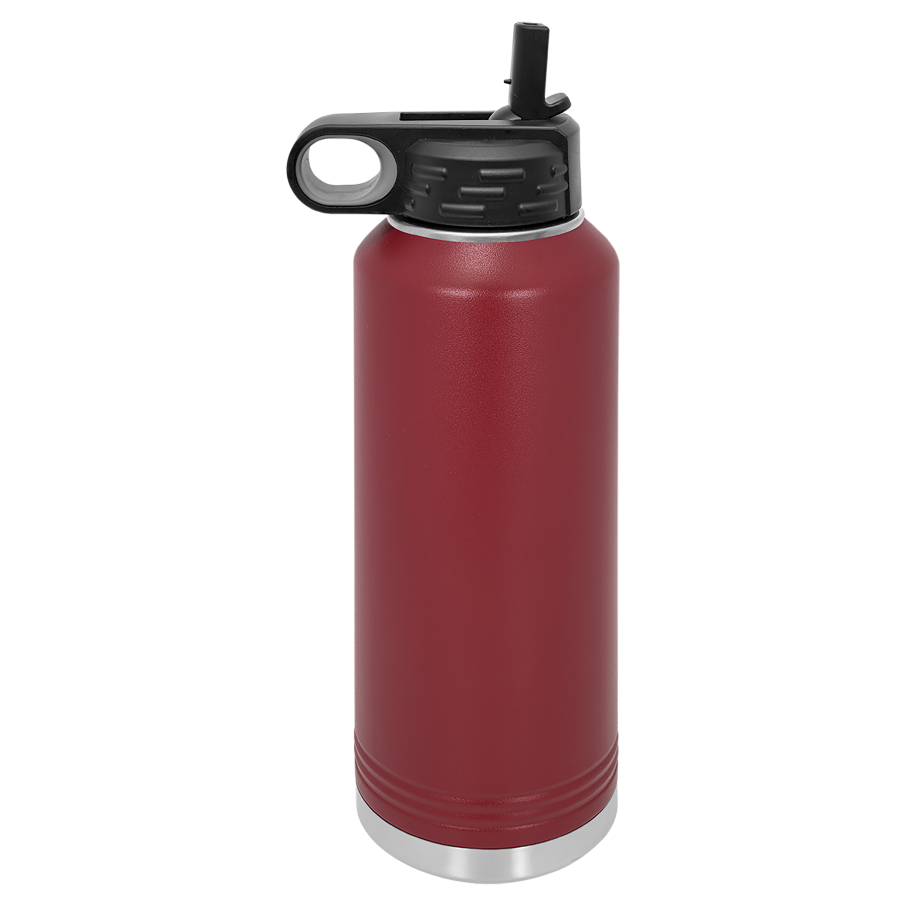 Maroon 40 oz. Powder Coated Water Bottle