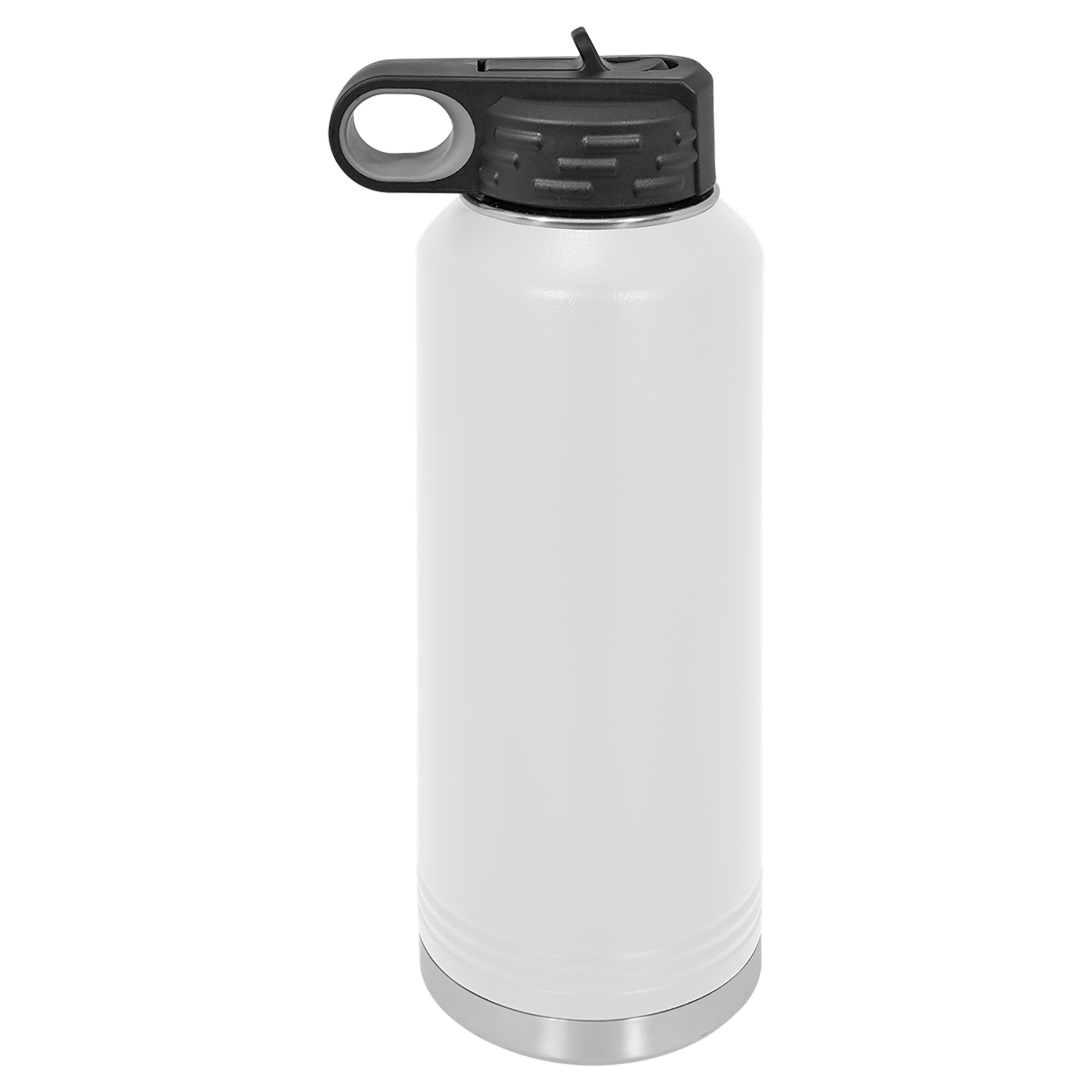 White 40 oz. Powder Coated Water Bottle blank-preview
