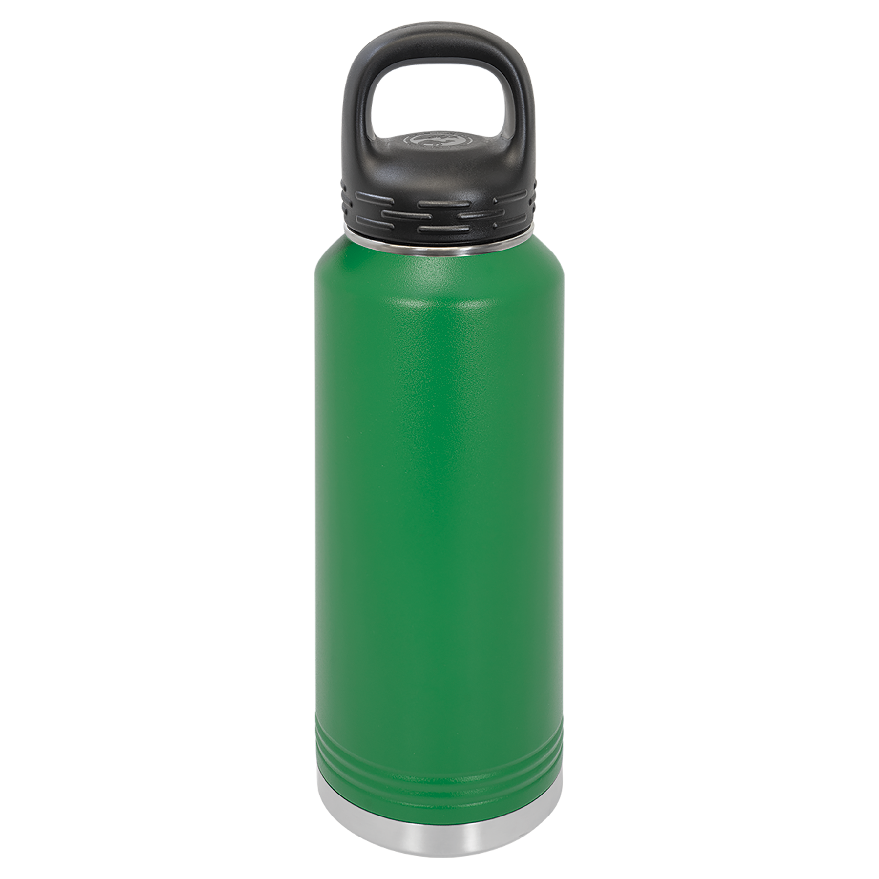 Green 40 oz. Powder Coated Water Bottle