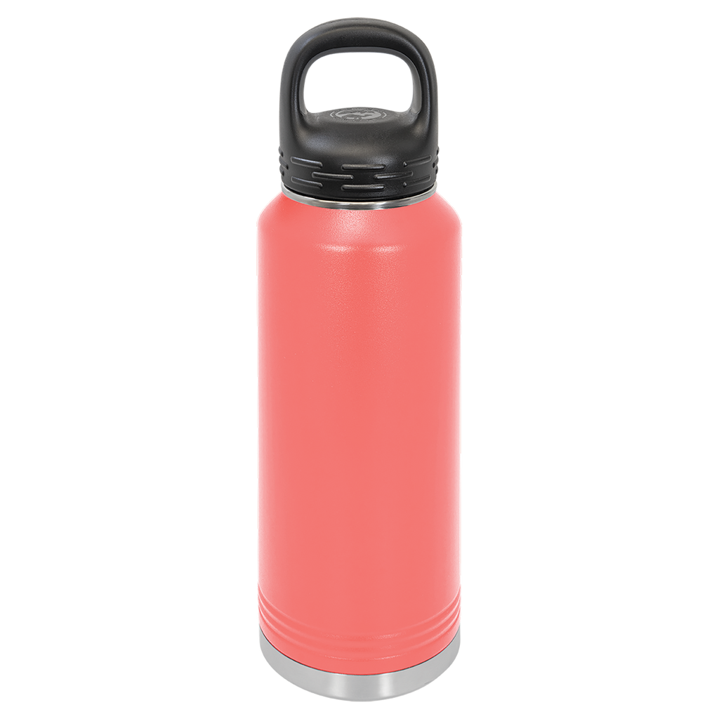 Coral 40 oz. Powder Coated Water Bottle