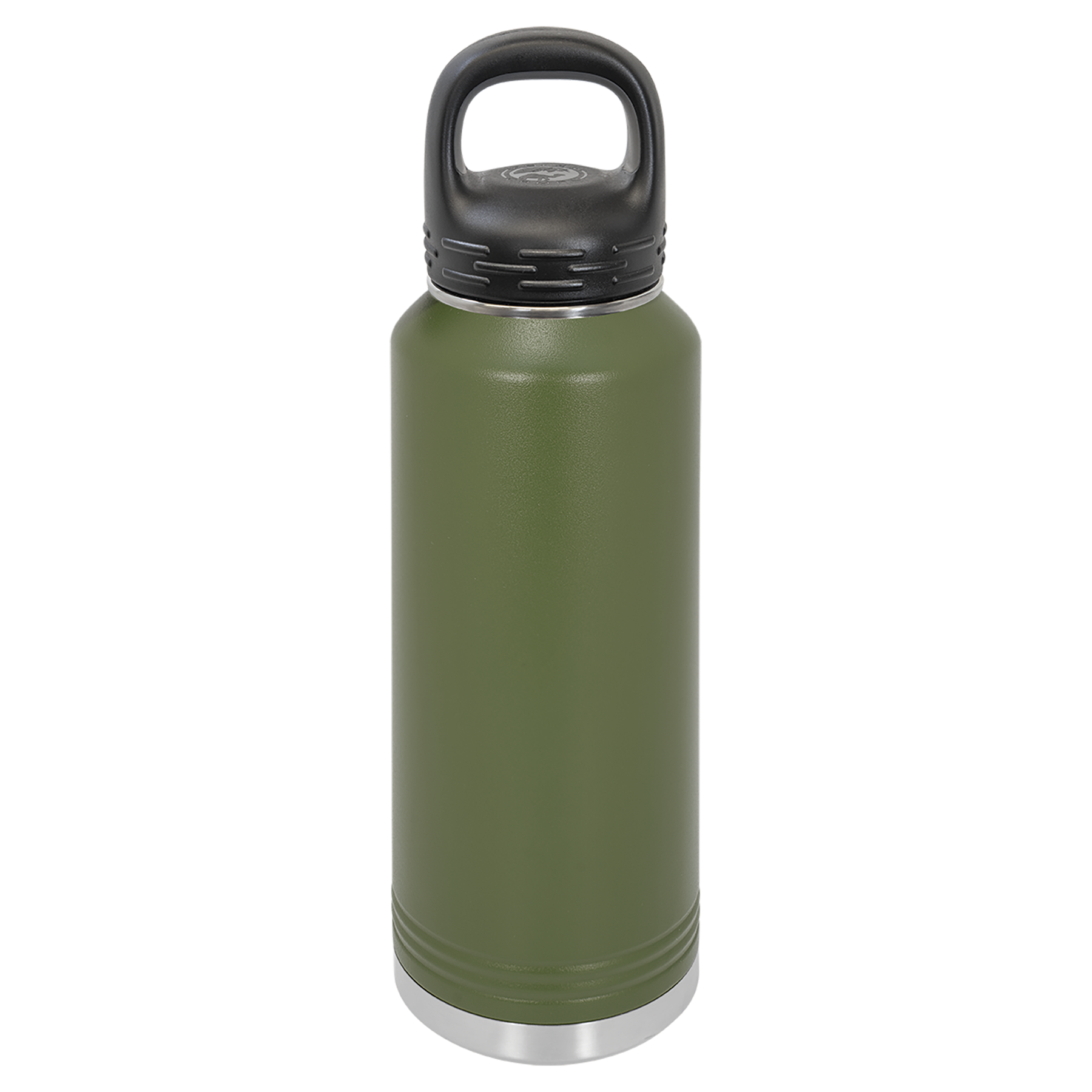 Olive Green 40 oz. Powder Coated Water Bottle
