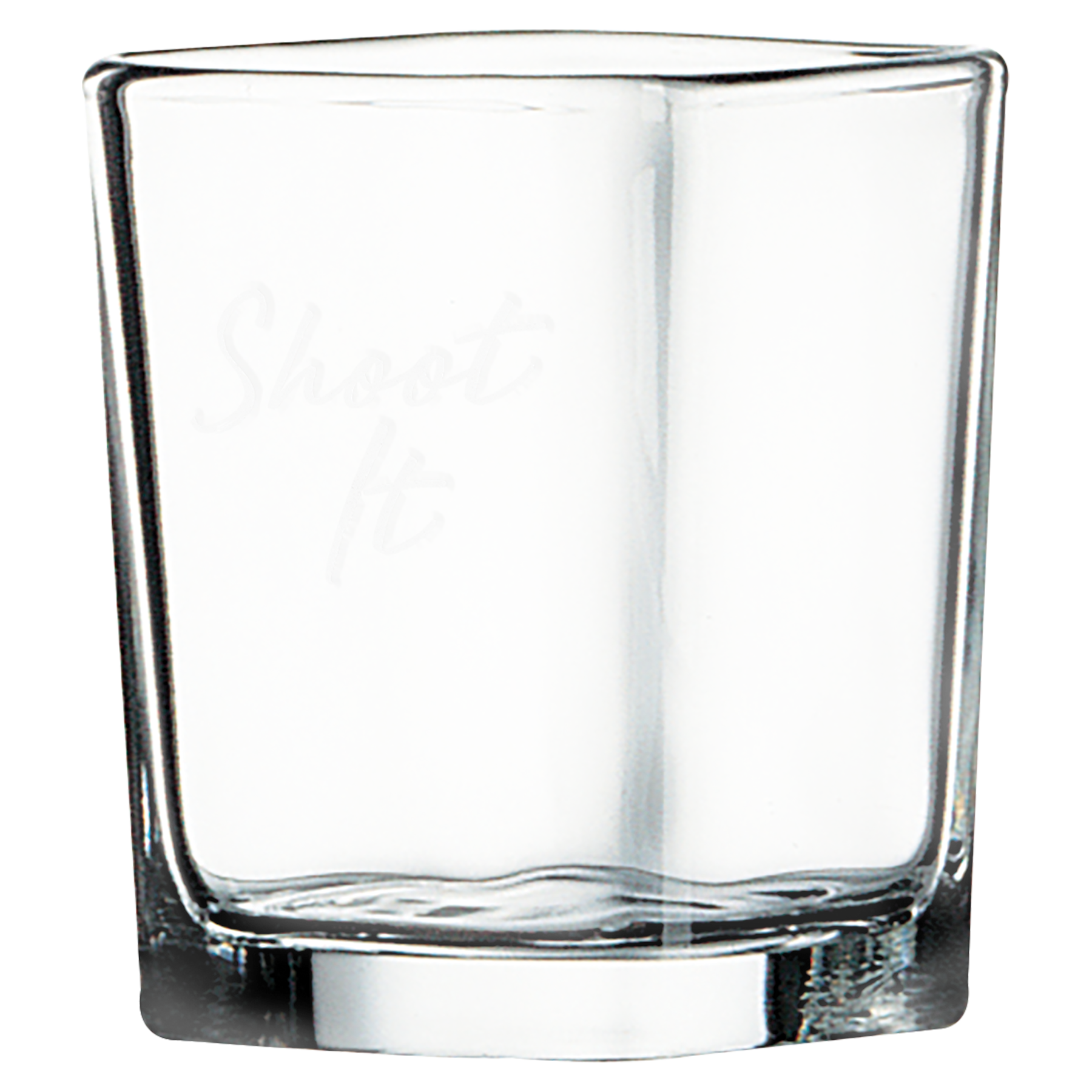 Square Glass Shot Glass