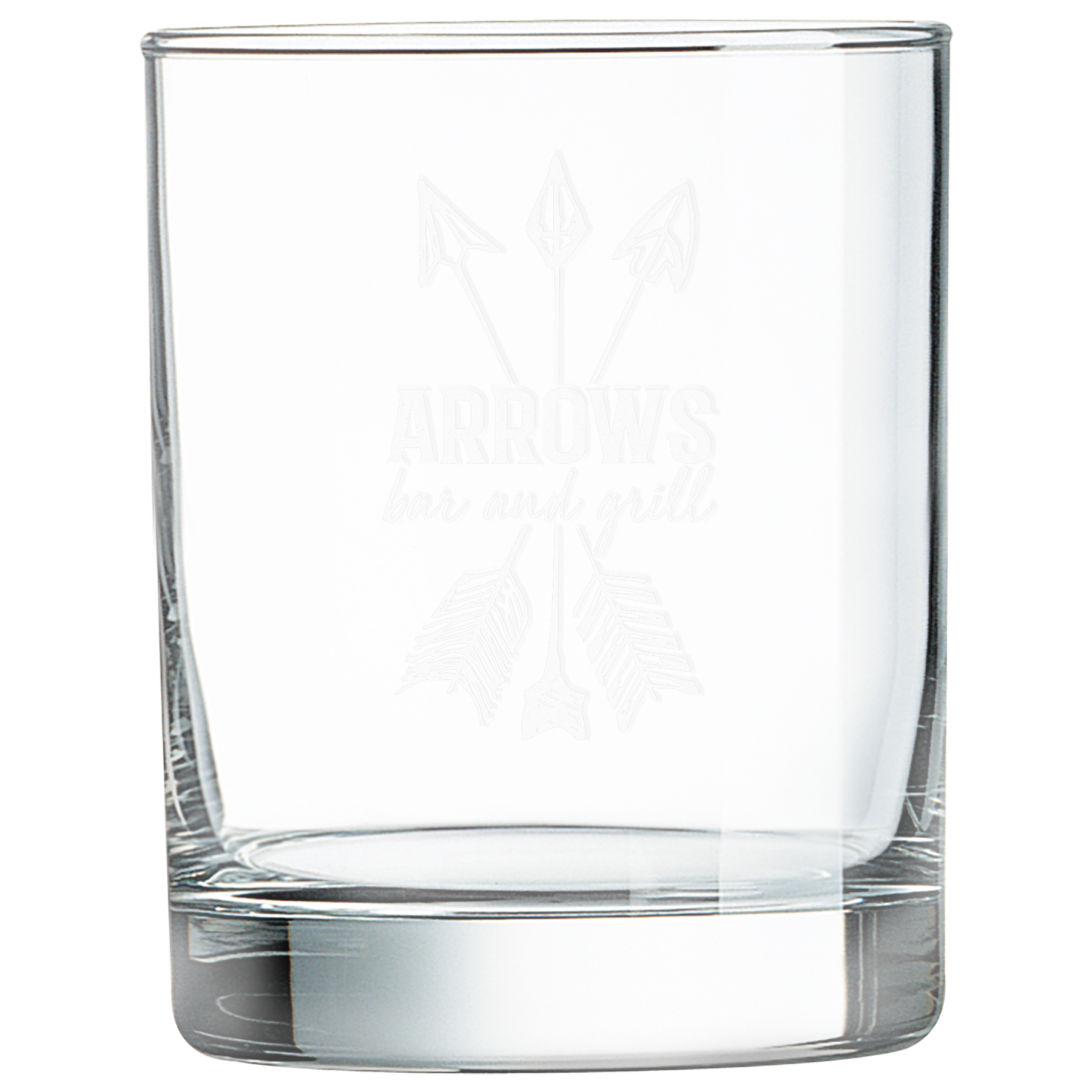Round Double Old Fashioned Glass