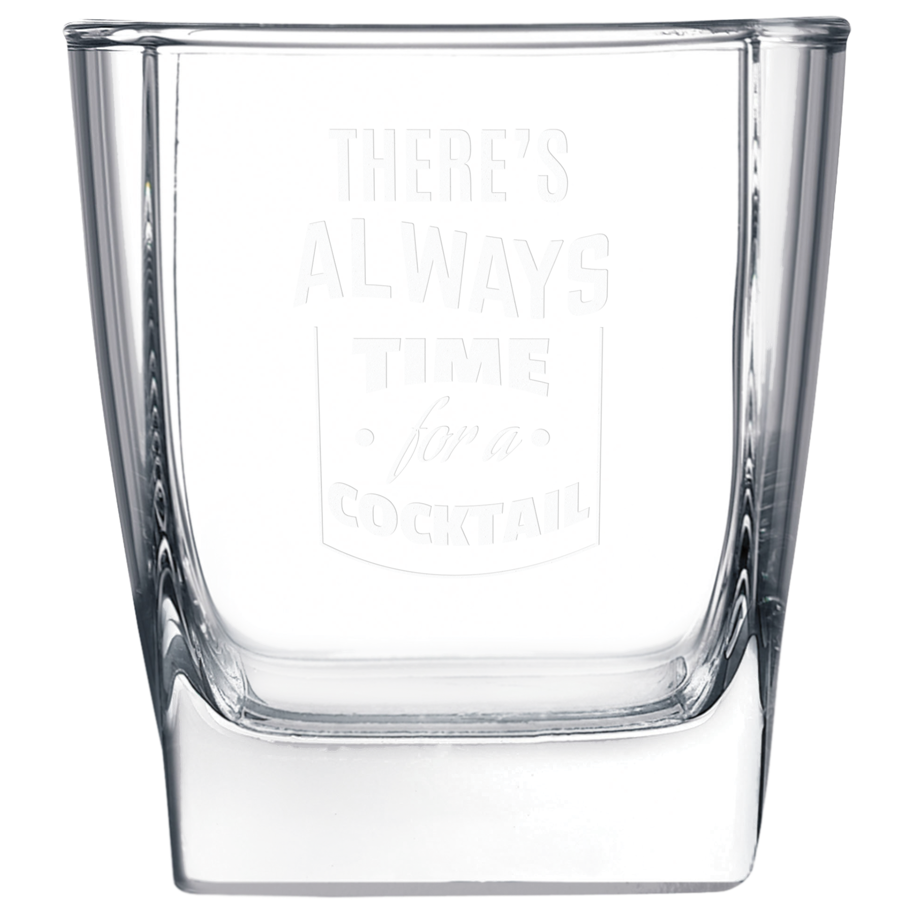 Square On the Rocks Glass