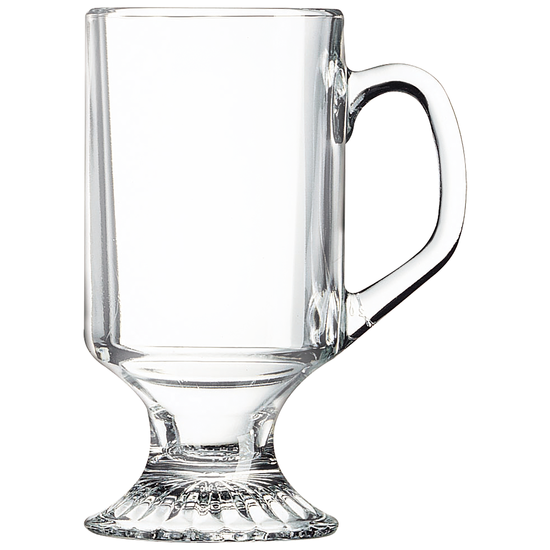 Clear Footed Coffee Mug blank-preview