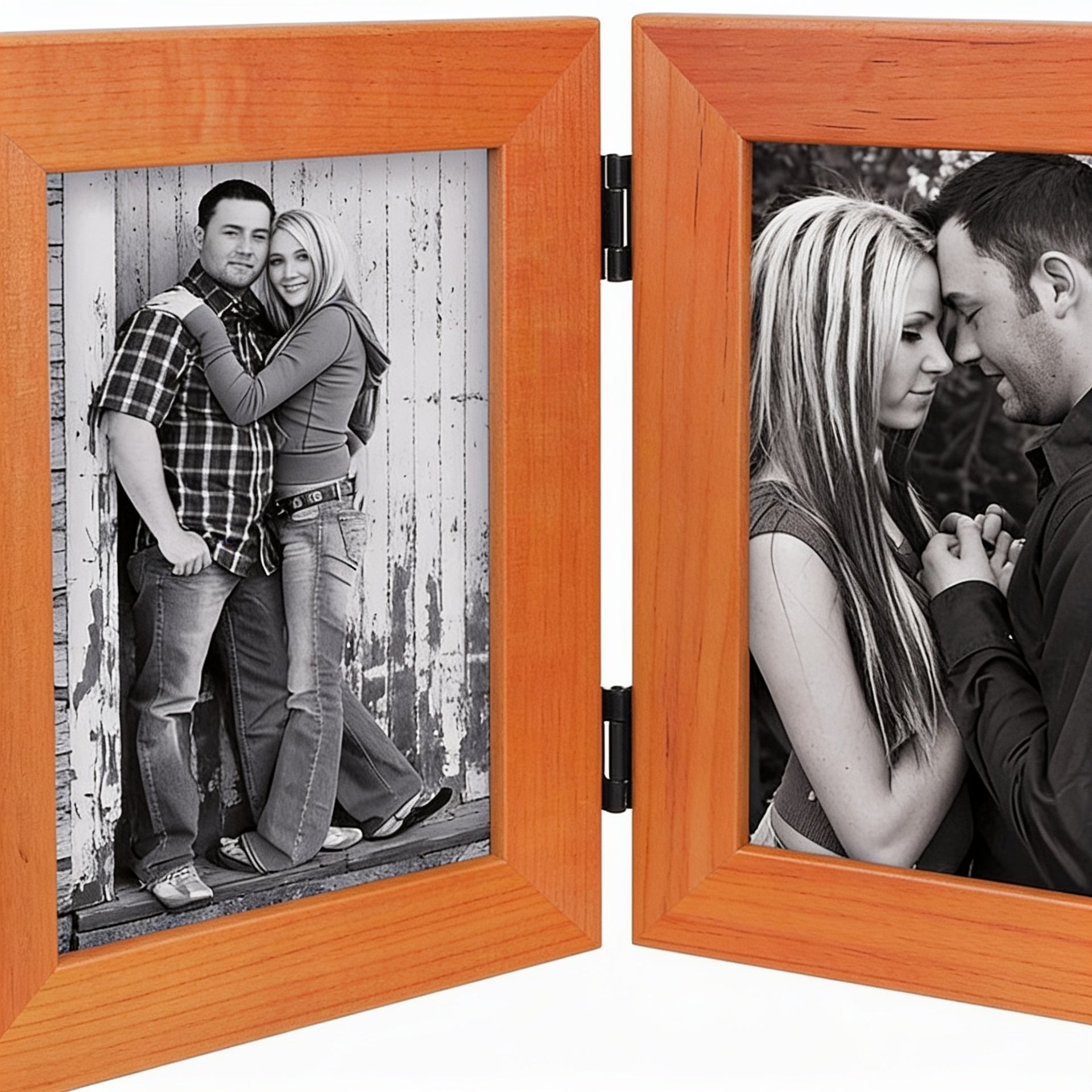 Genuine Red Alder Dual Picture Frame – 4" x 6" blank-preview