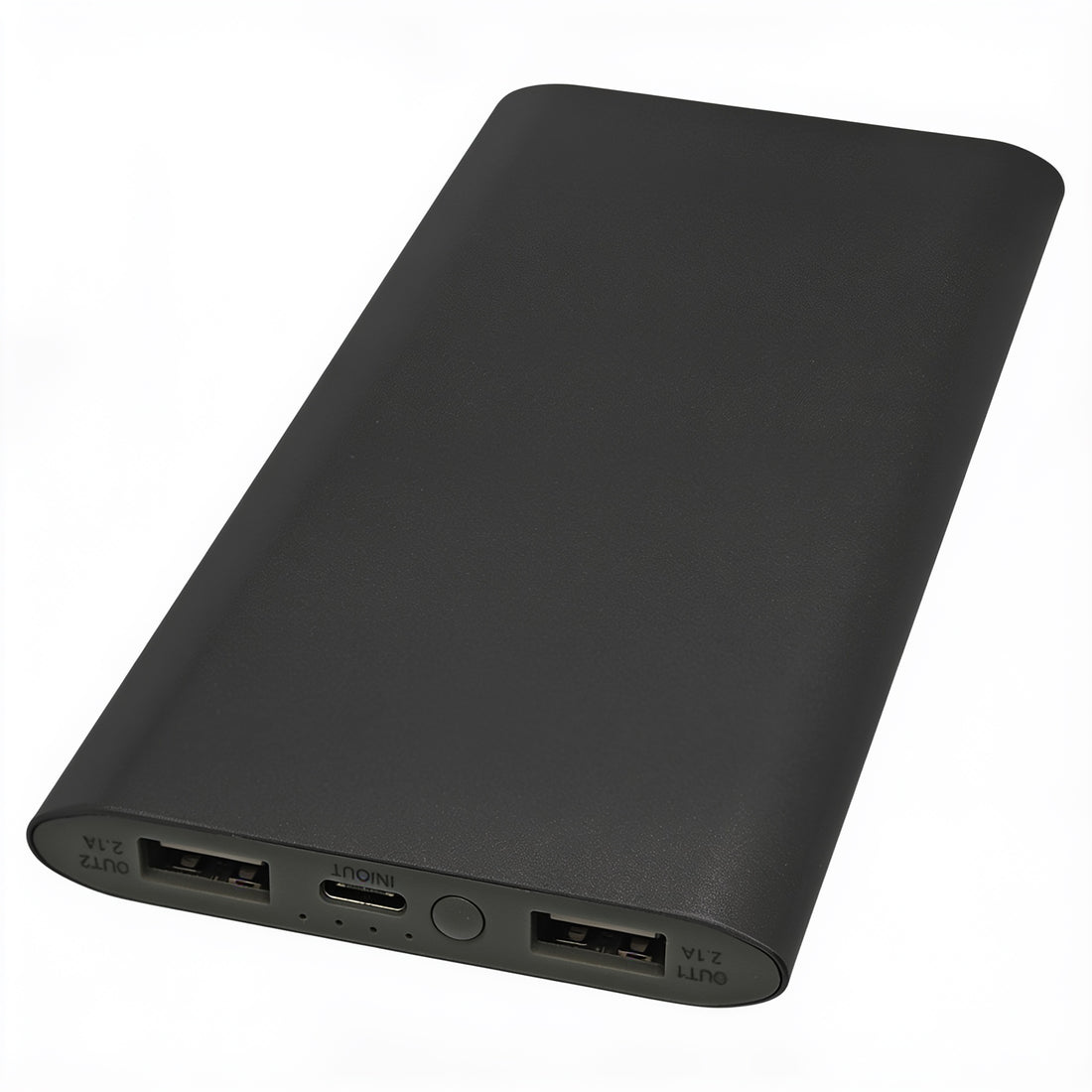 Black 8000MAH Power Bank & Wireless Anodized Aluminum Charger with USB-C Cord preview