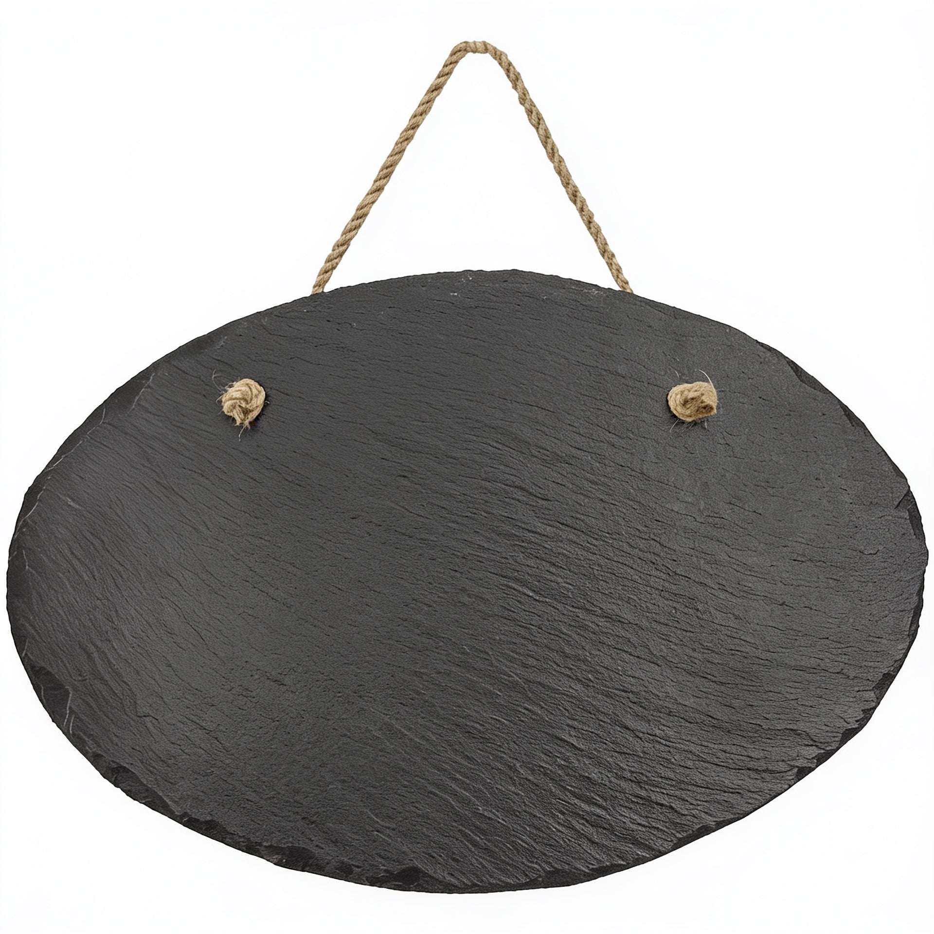 Oval Slate Decor with Hanging String blank-preview
